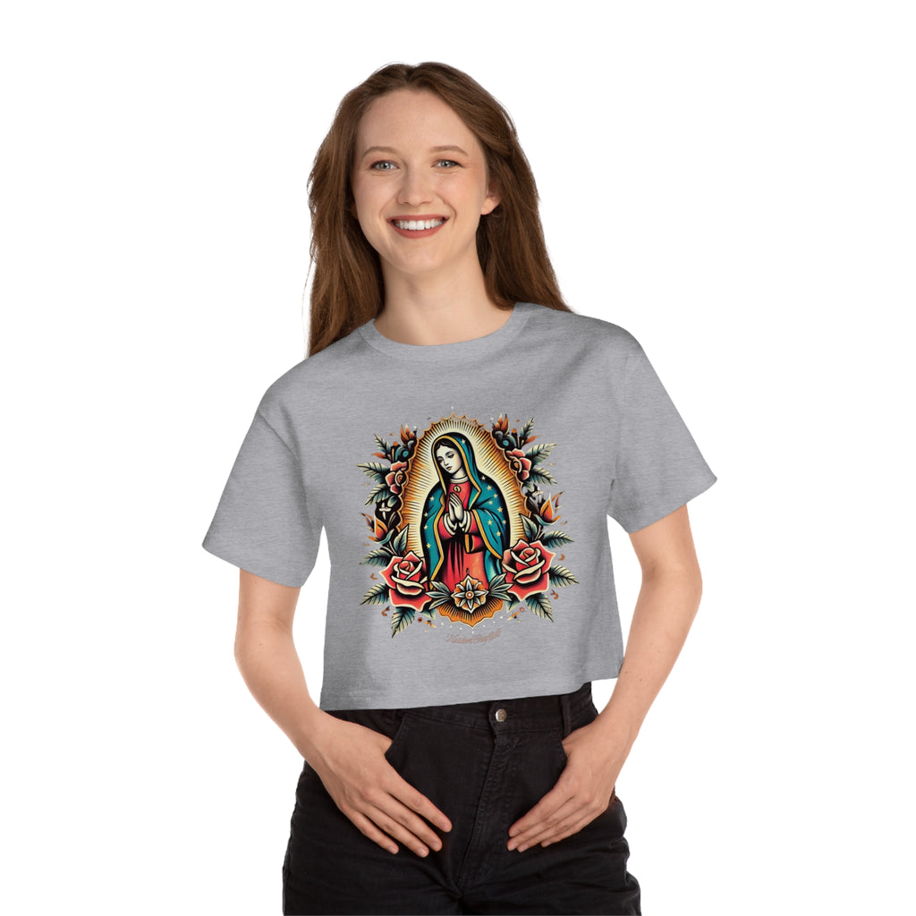 Virgen De Guadalupe - Cropped Tee