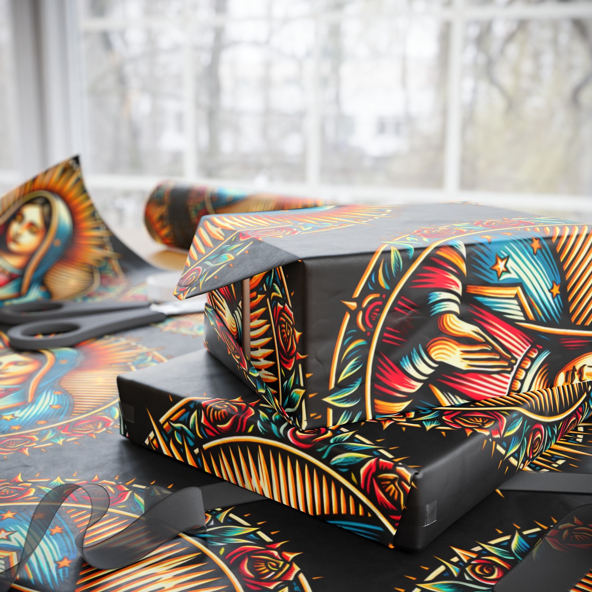 Virgin Mary Wrapping Paper