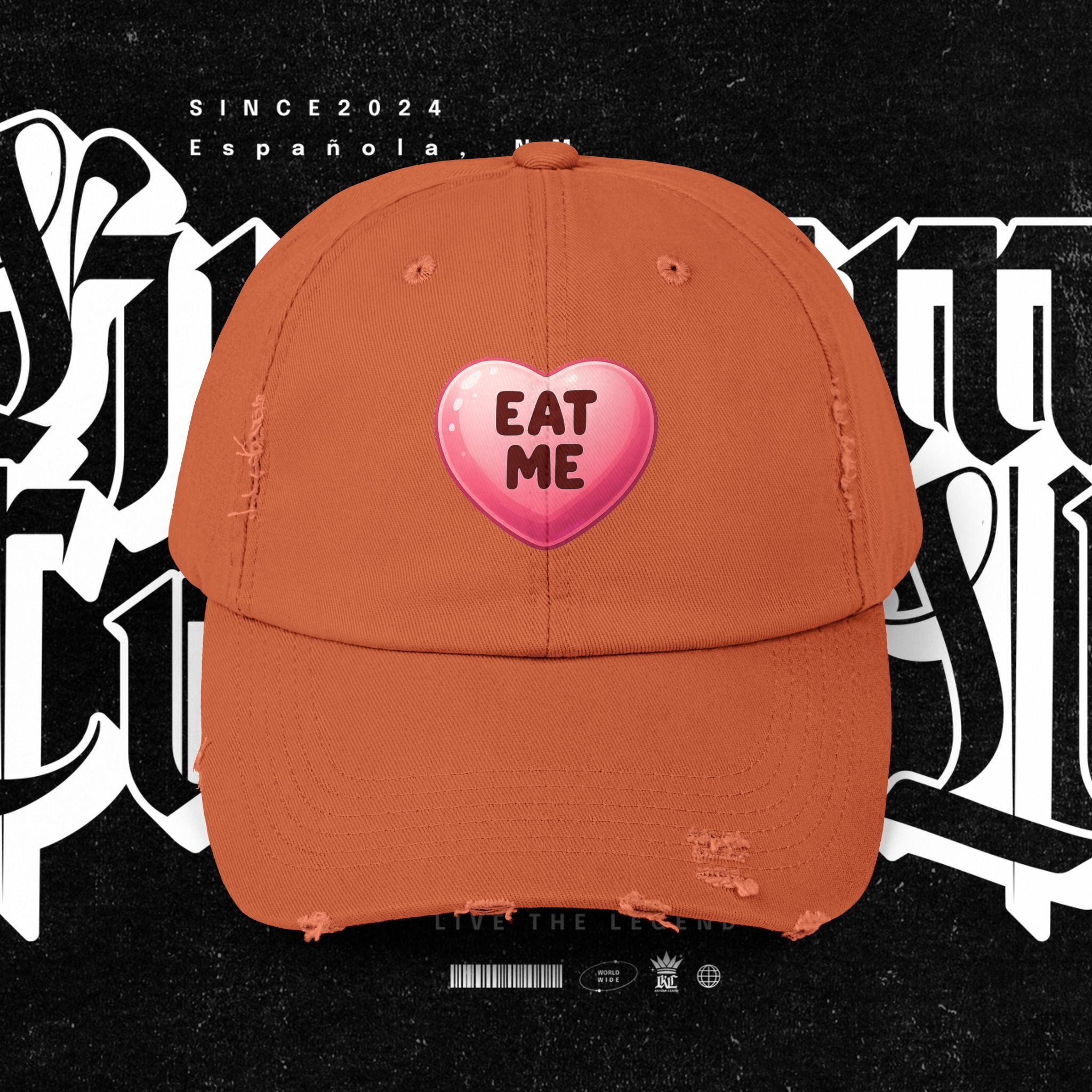 Eat Me — Distressed Cap