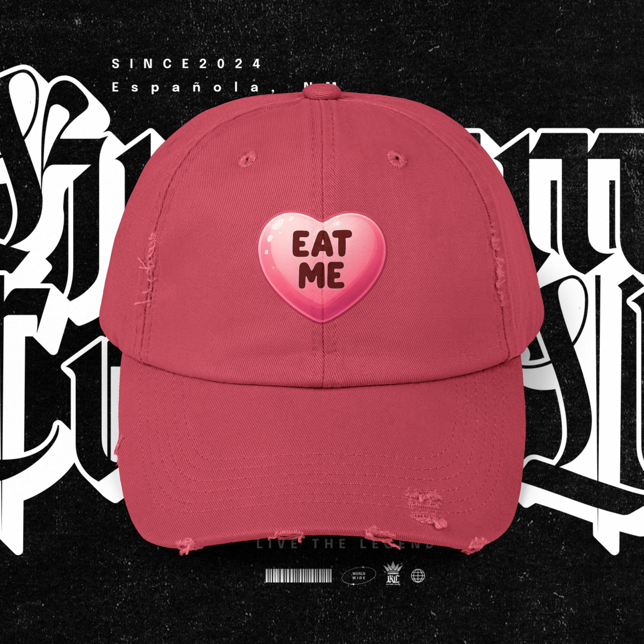 Eat Me — Distressed Cap