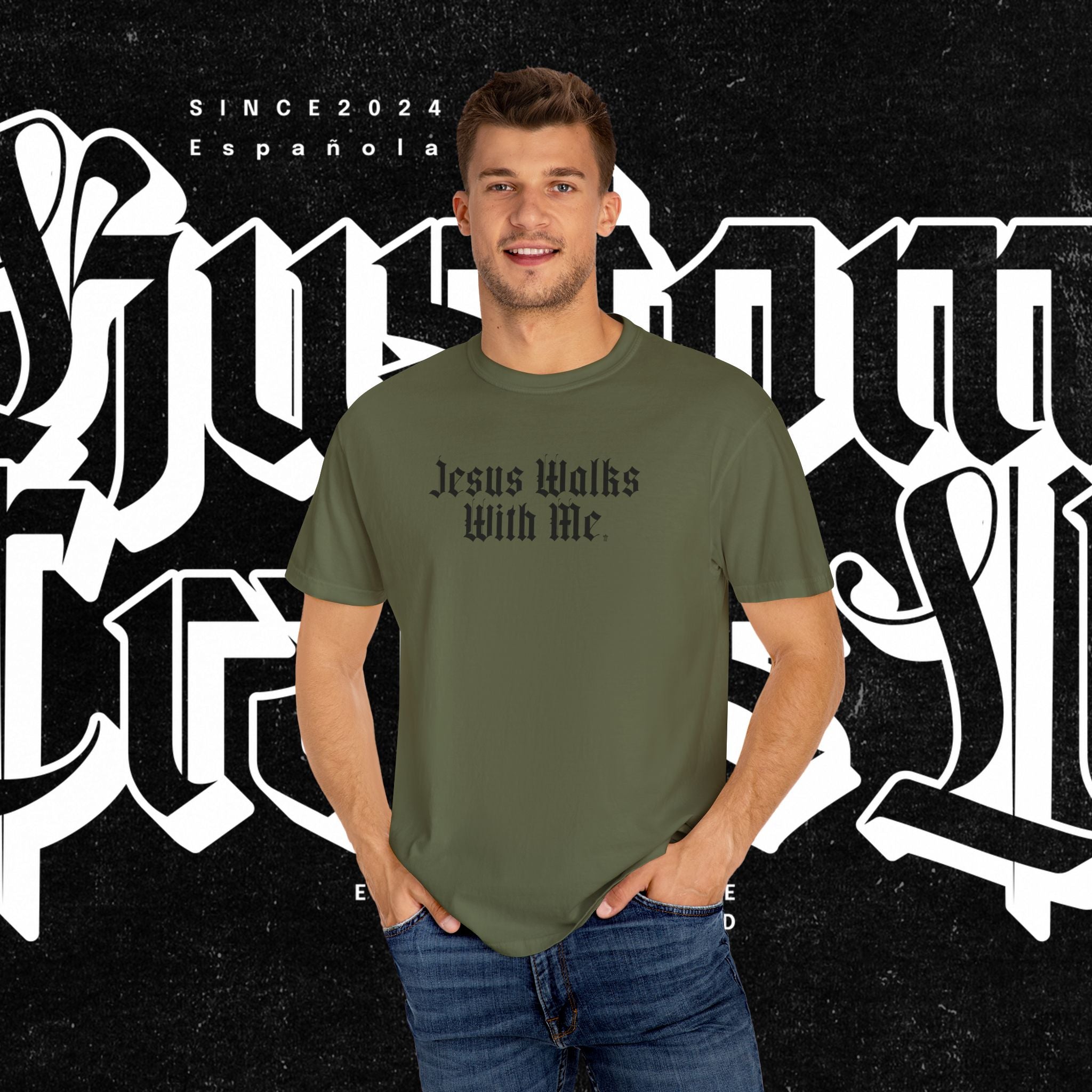 Jesus Walks with Me - Tee