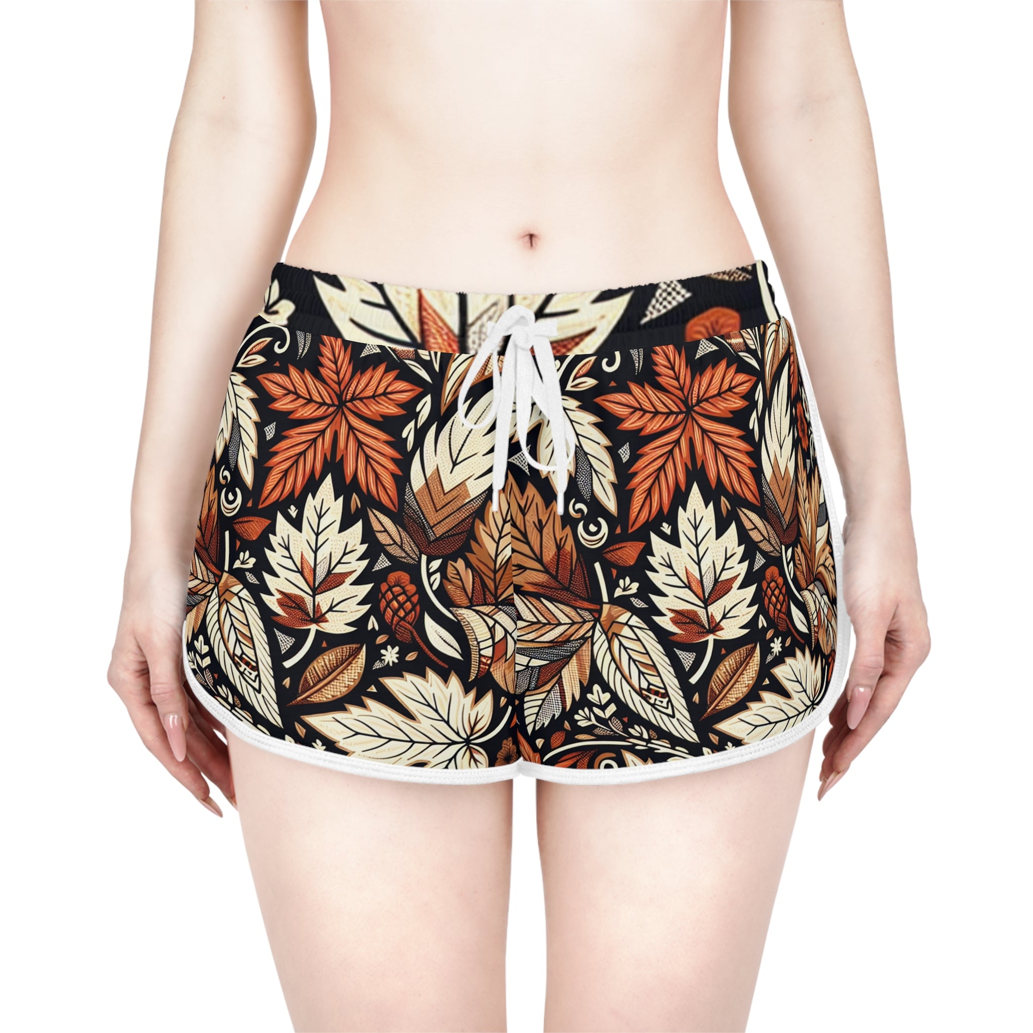 Autumn Leaf Relaxed Shorts