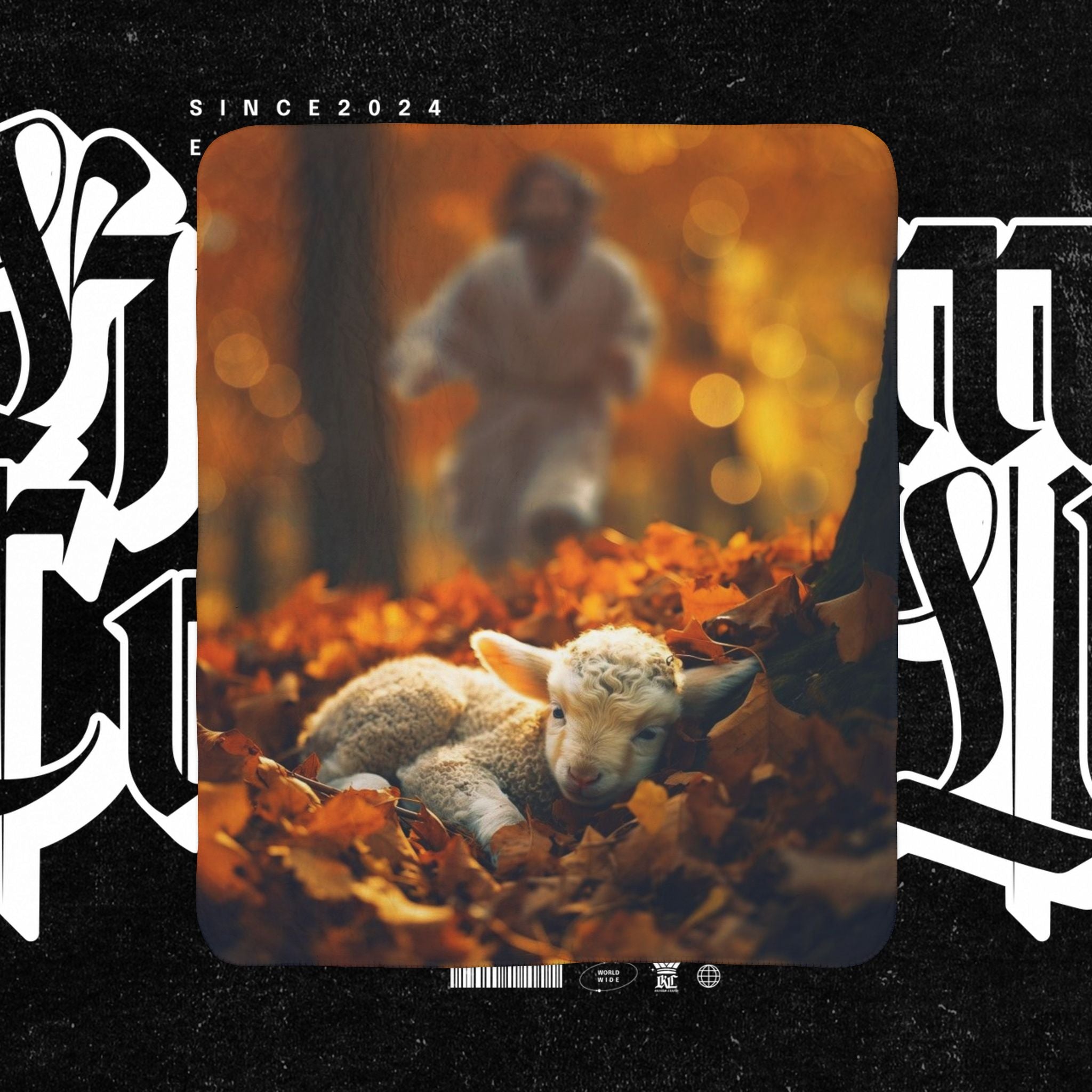 Lamb Of God - Fleece Sherpa Blanket
