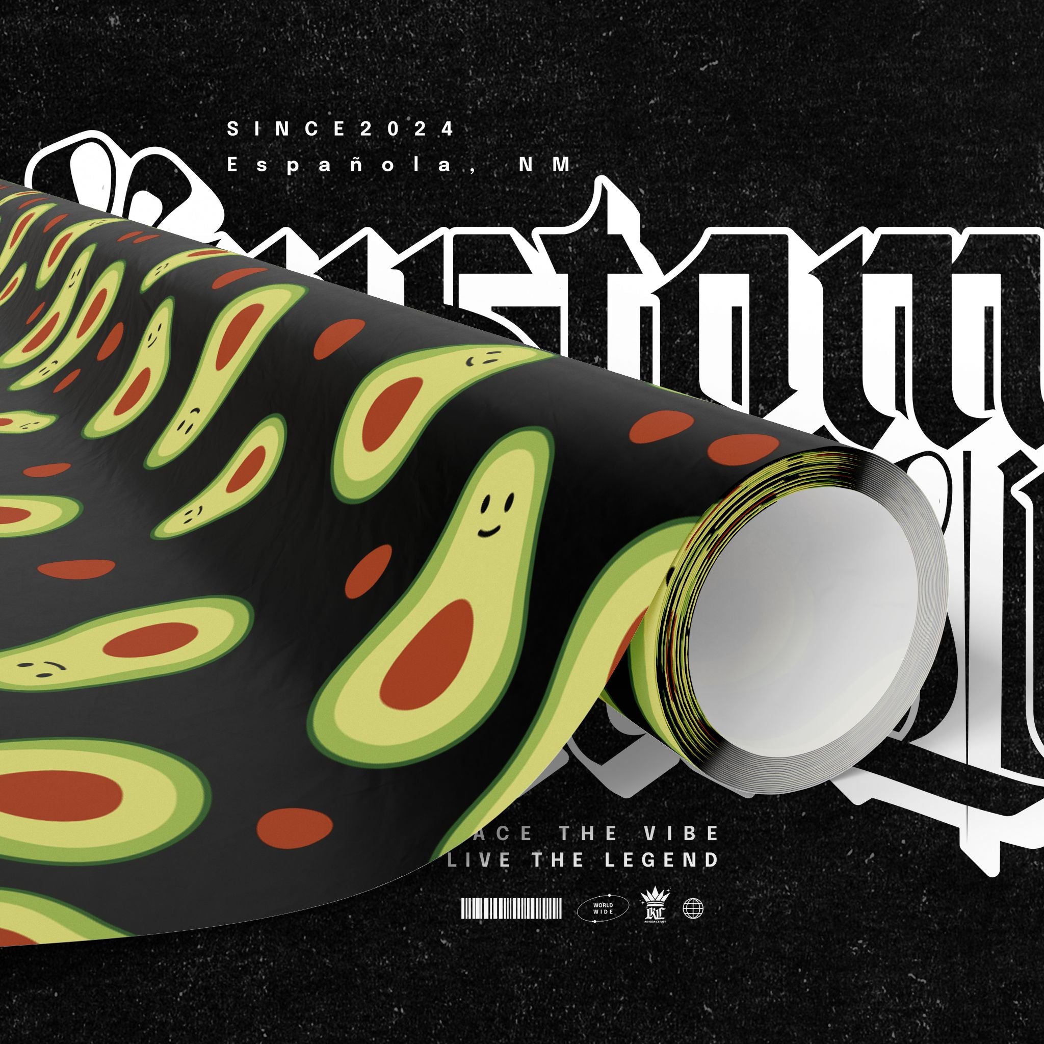 Avocado Print Wrapping Paper