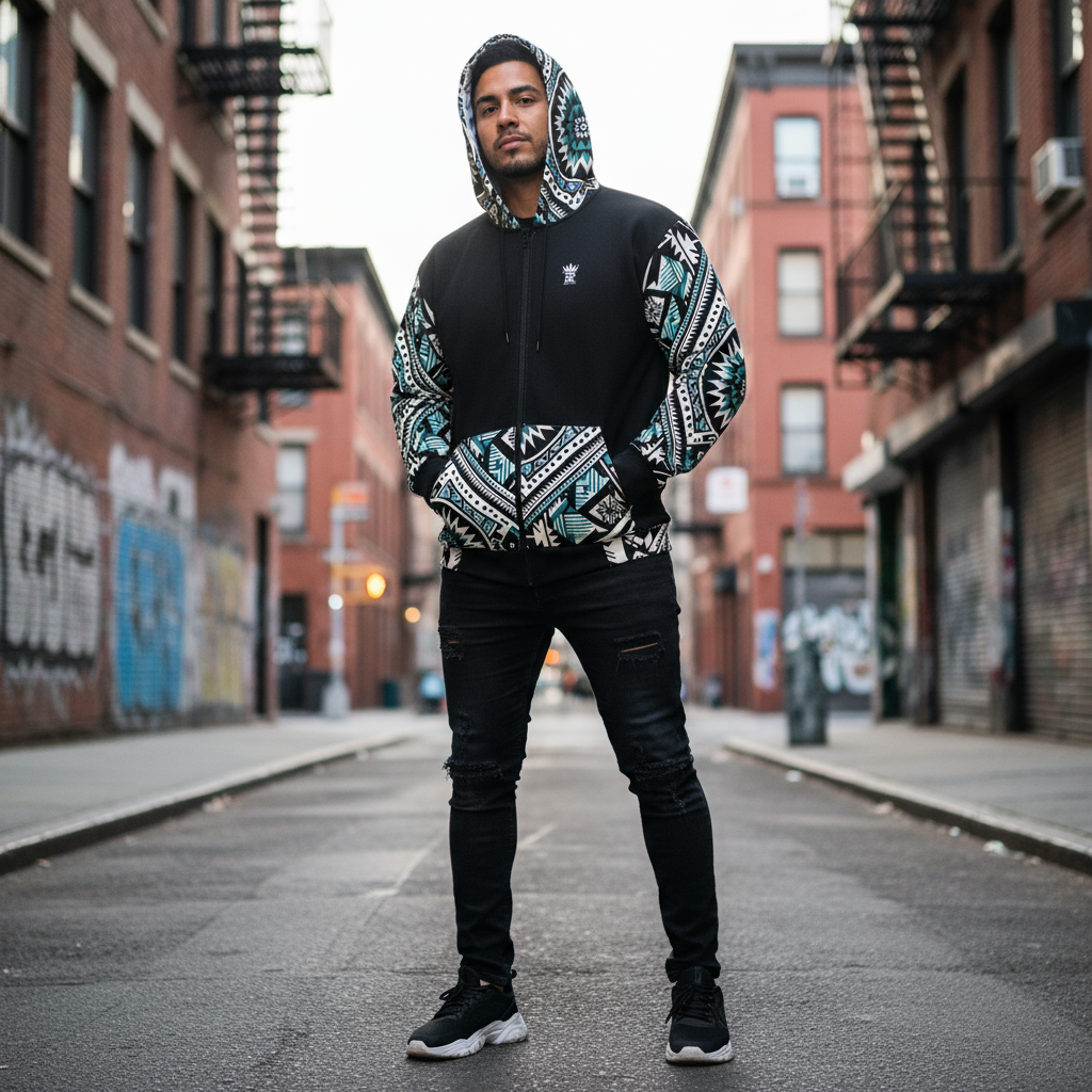 Southwest Zip Hoodie