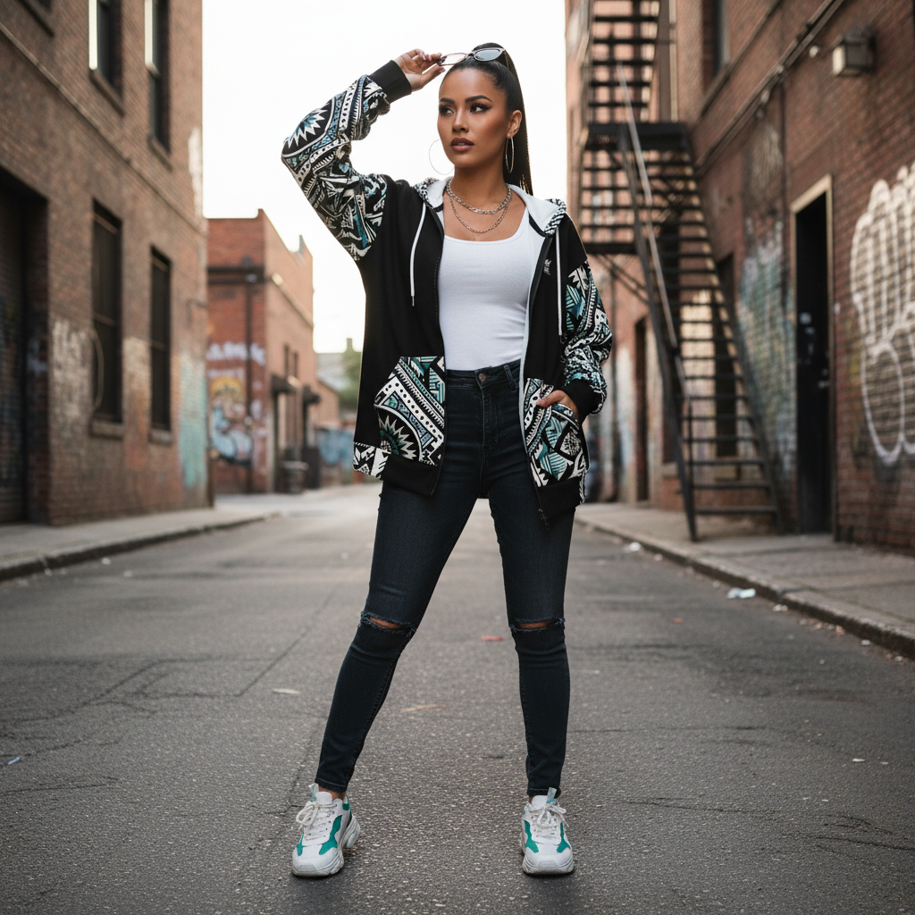 Southwest Zip Hoodie