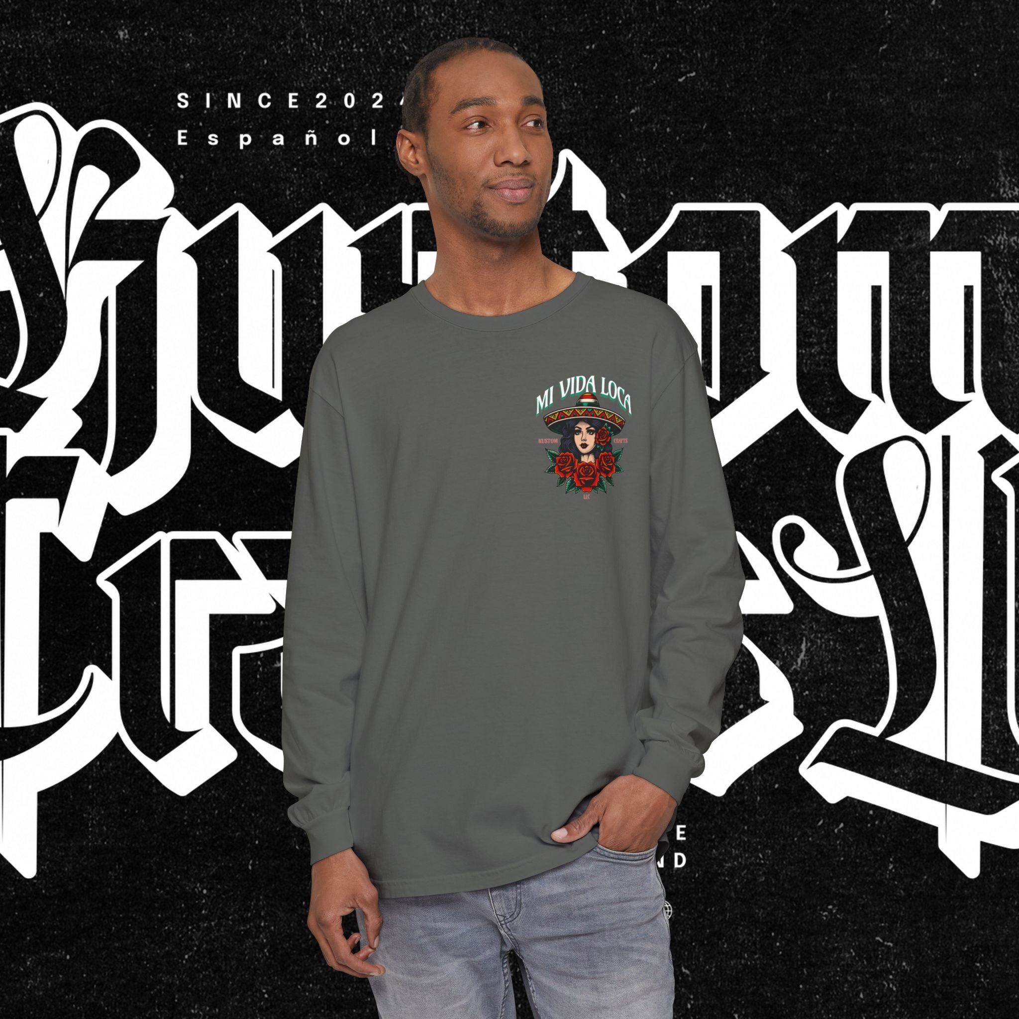 Mi Vida Loca - Long Sleeve T-Shirt (BACK PRINT)