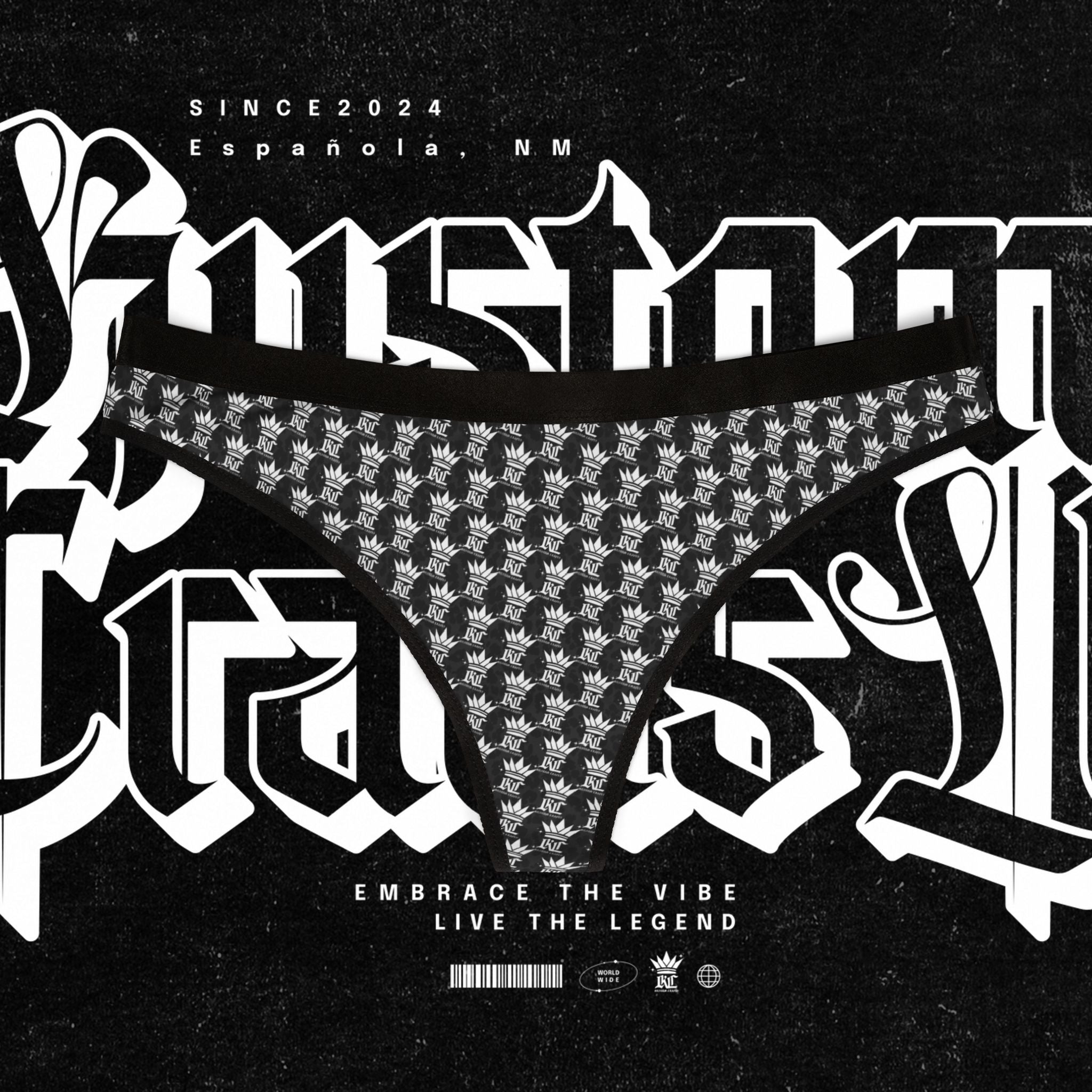 Kustom Crafts Logo Print Thong