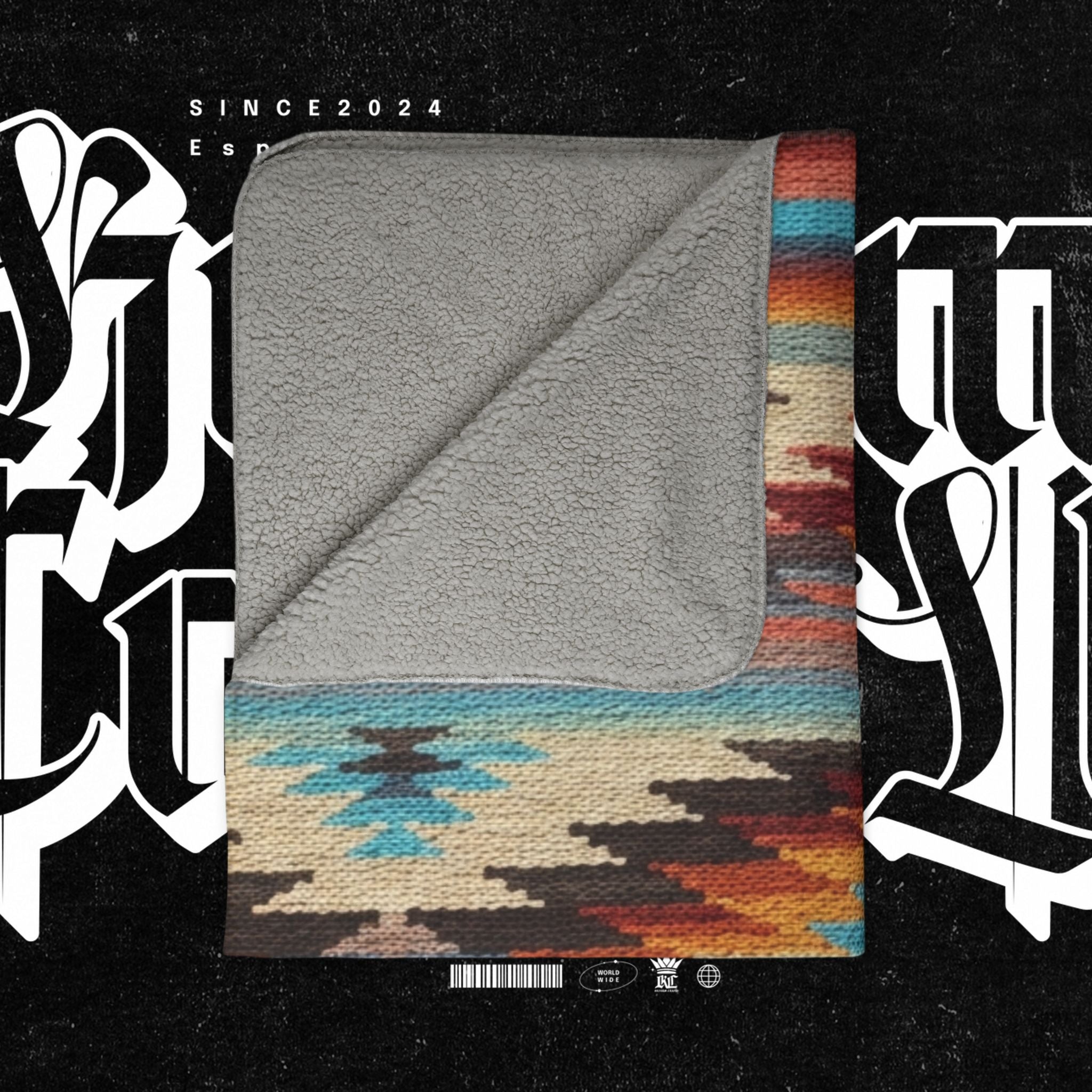 Southwest Fleece - Sherpa Blanket