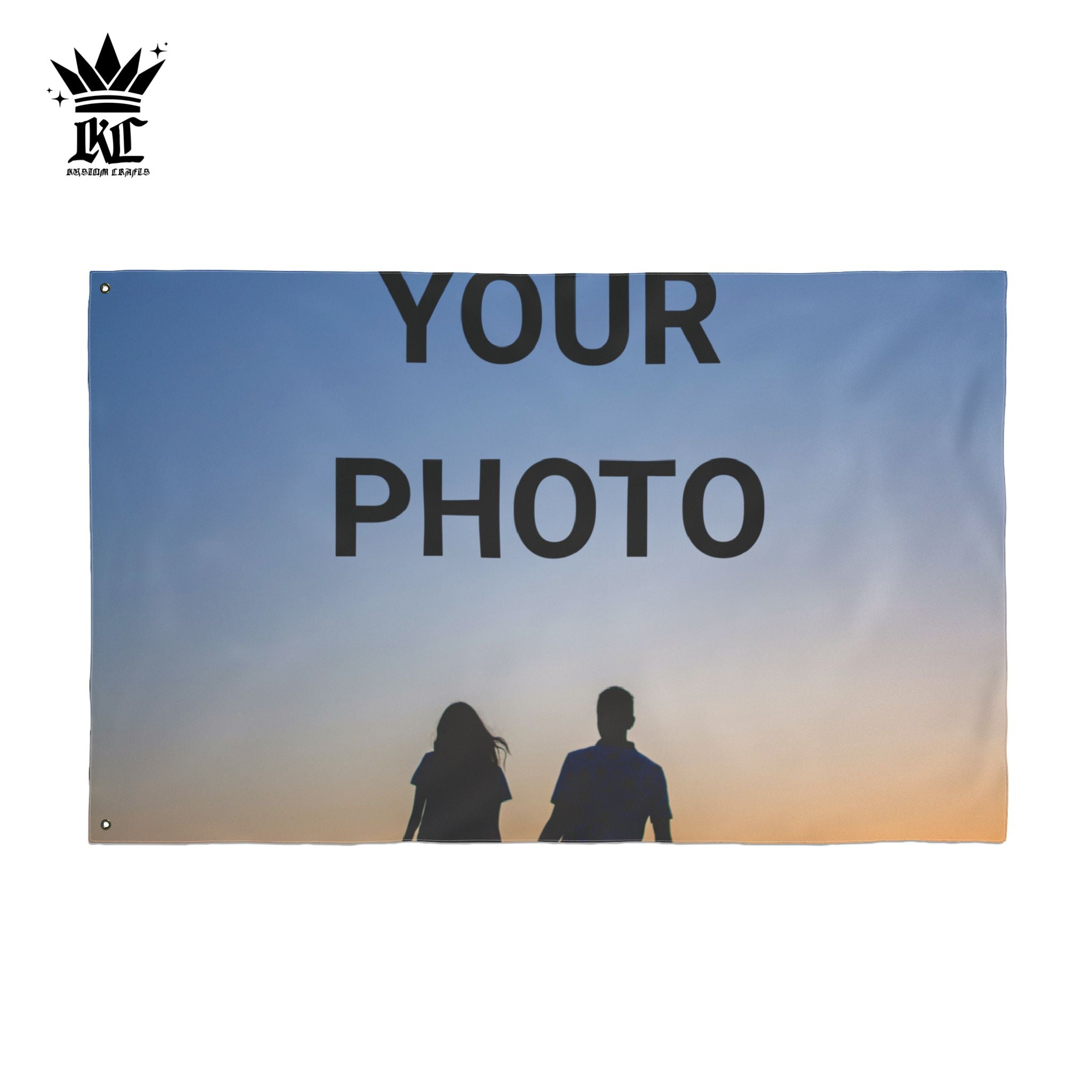 Custom Double-Sided Photo Flag – Personalized