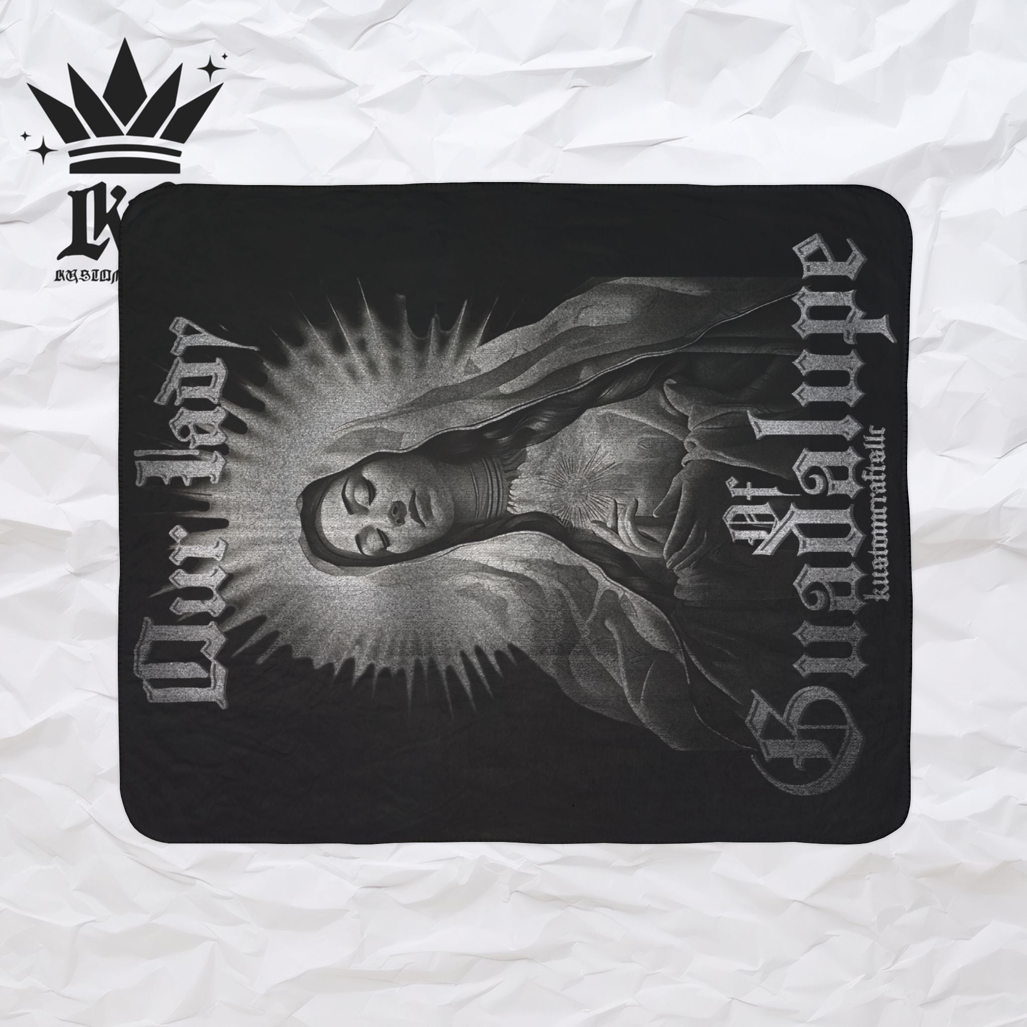 Our Lady of Guadalupe - Fleece Sherpa Blanket