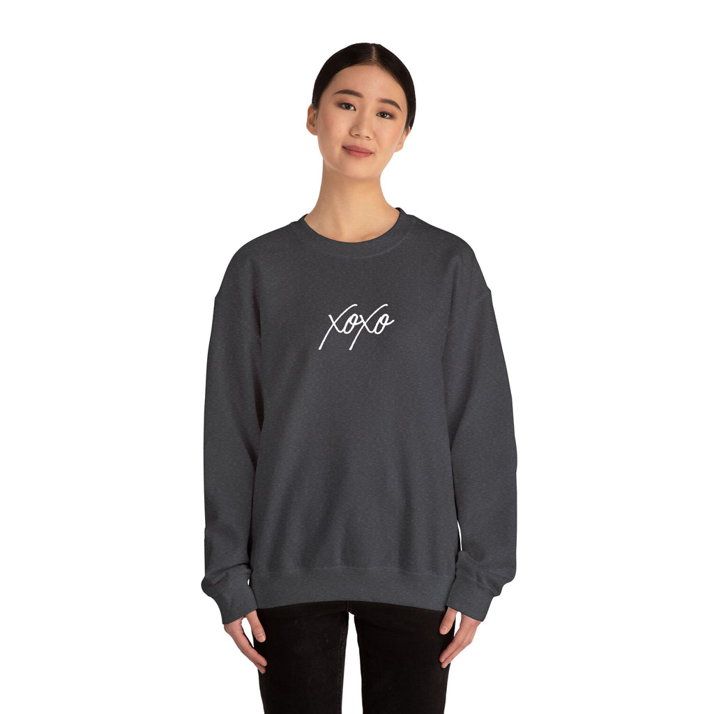 XOXO Embroidery Script Sweatshirt