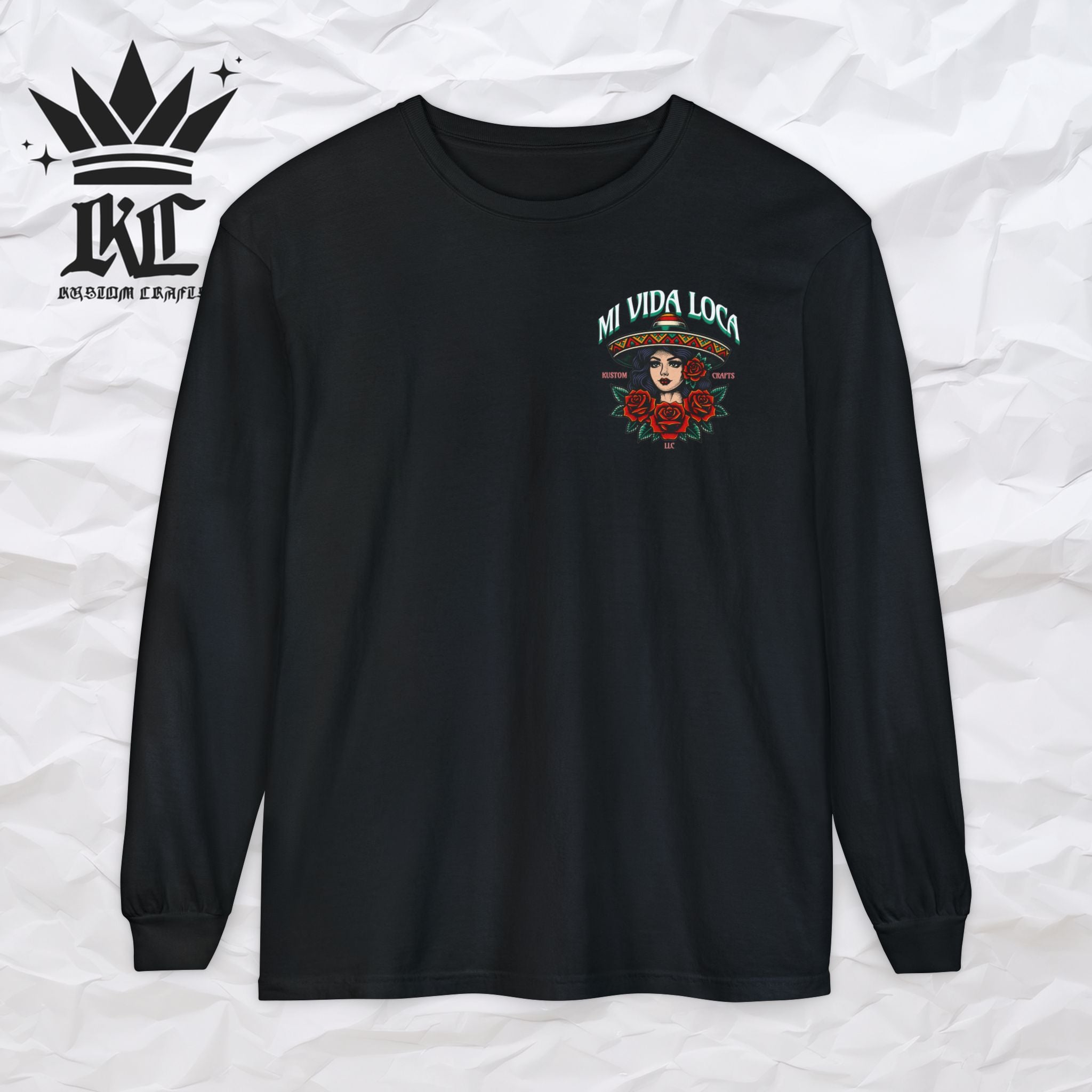 Mi Vida Loca - Long Sleeve T-Shirt (BACK PRINT)