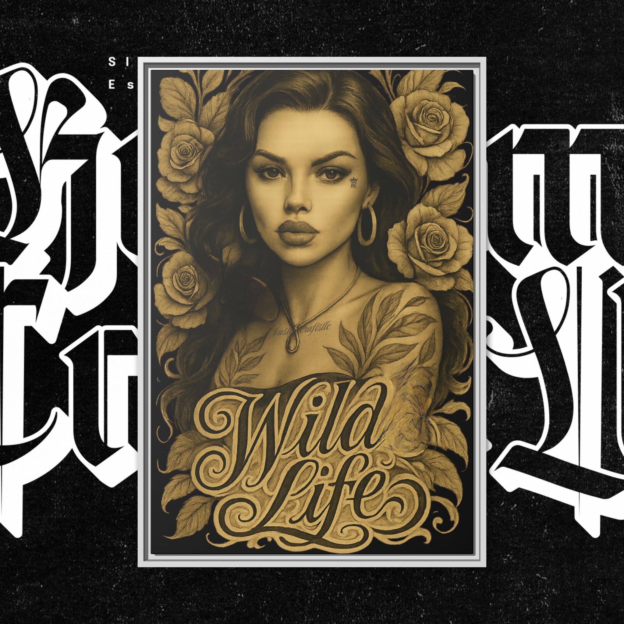 Wild Life — Framed Canvas