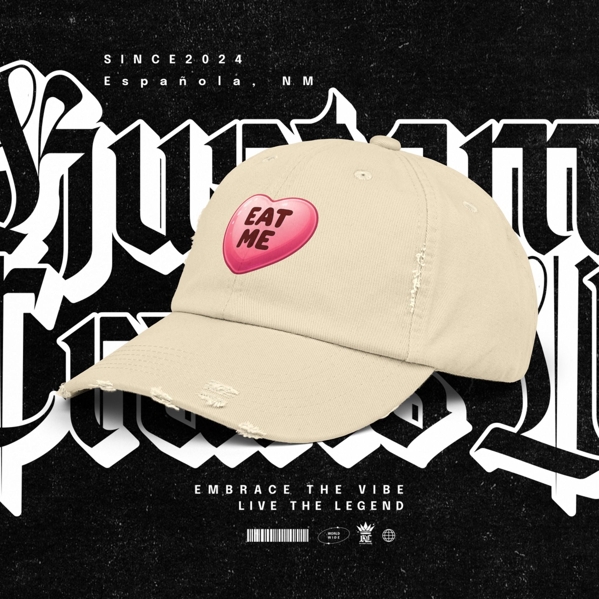 Eat Me — Distressed Cap