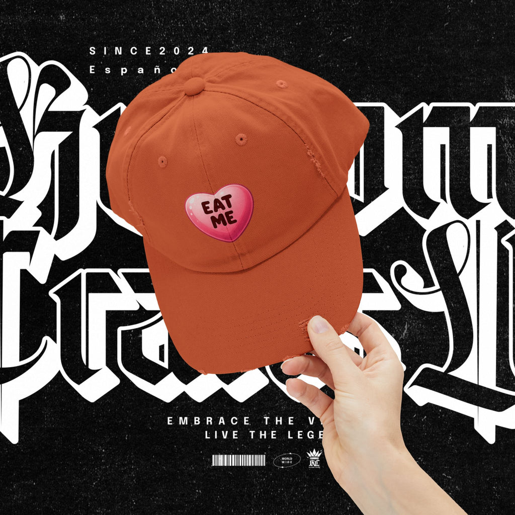 Eat Me — Distressed Cap