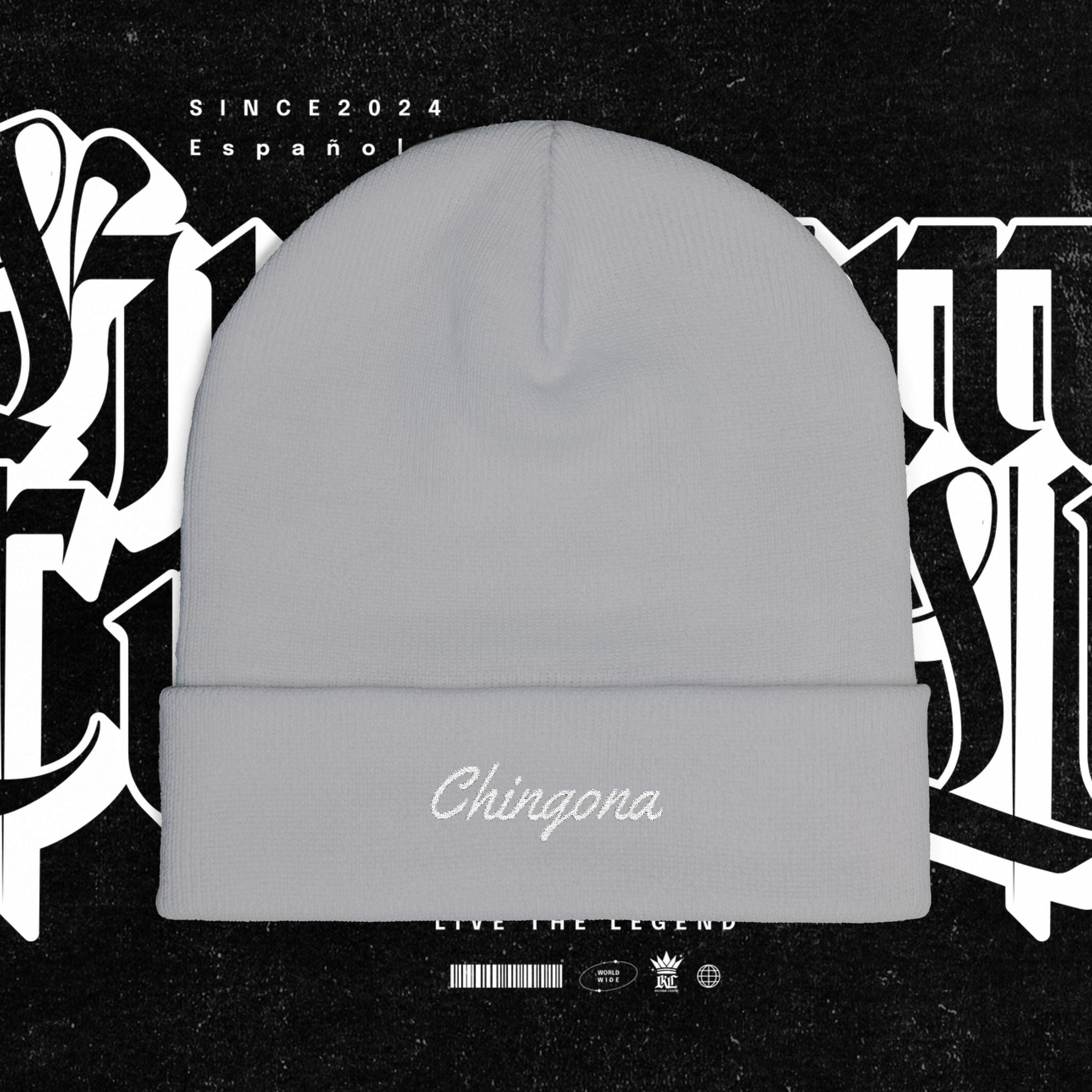 Chingona - Embroidery Beanie