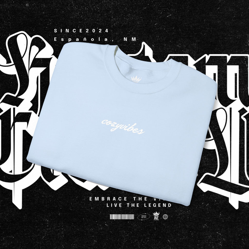 Cozy Vibes Embroidery Sweatshirt