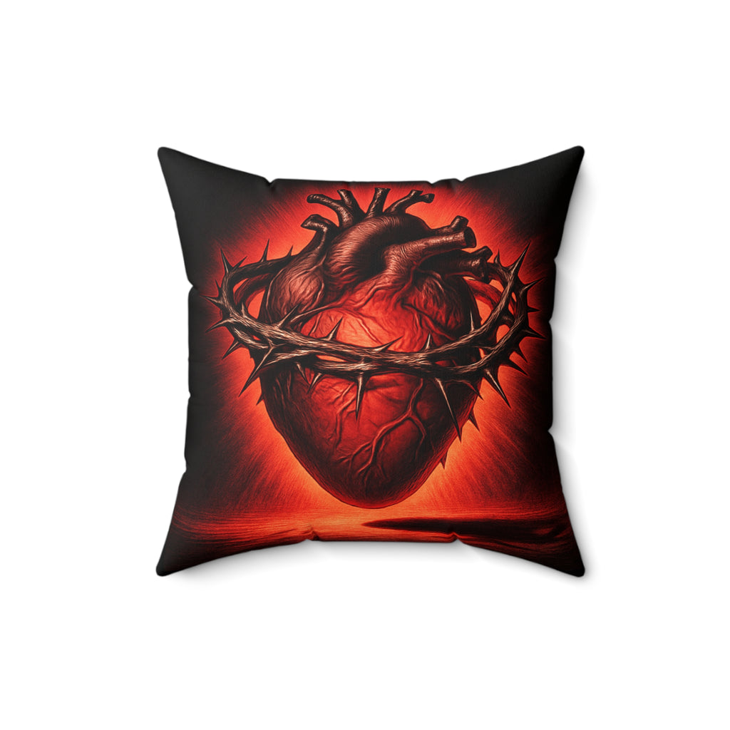 Sacred Heart Thorn Pillow