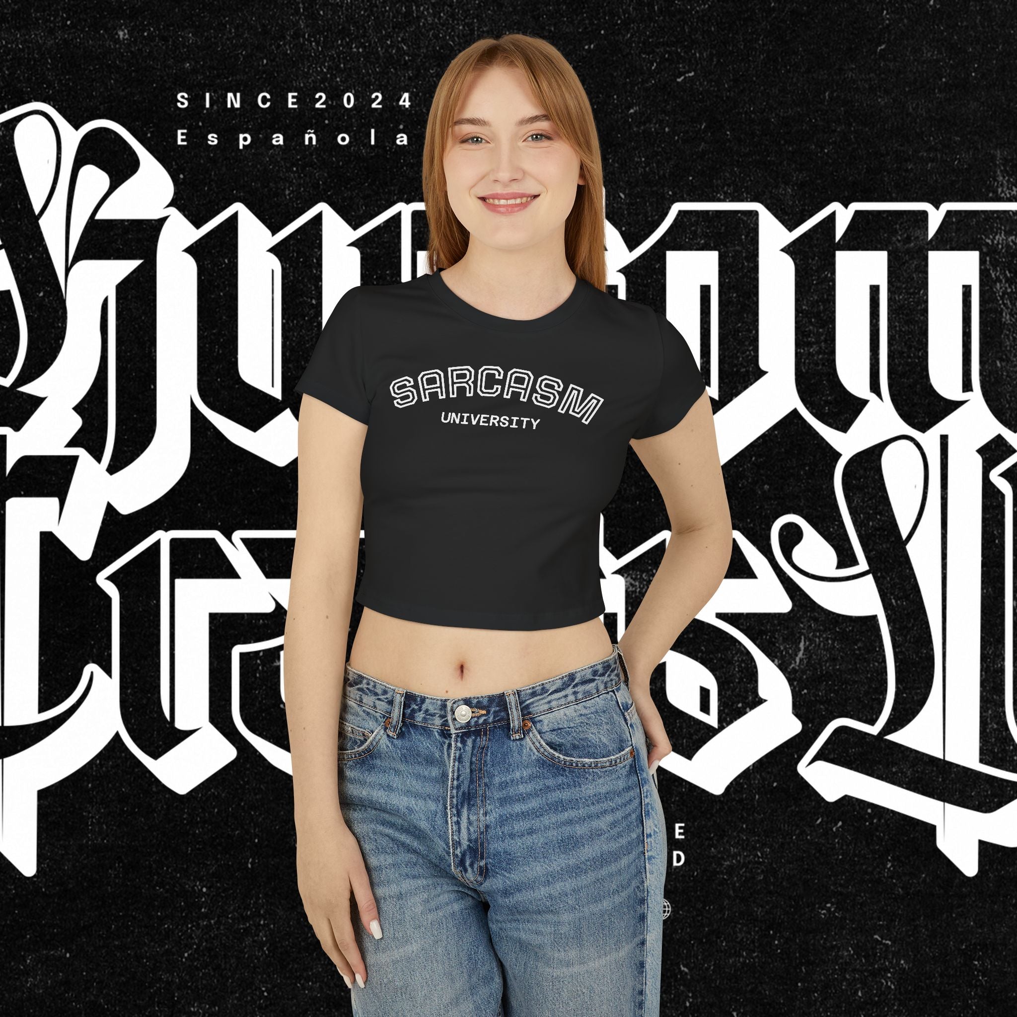 Sarcasm University — Women's Baby Tee