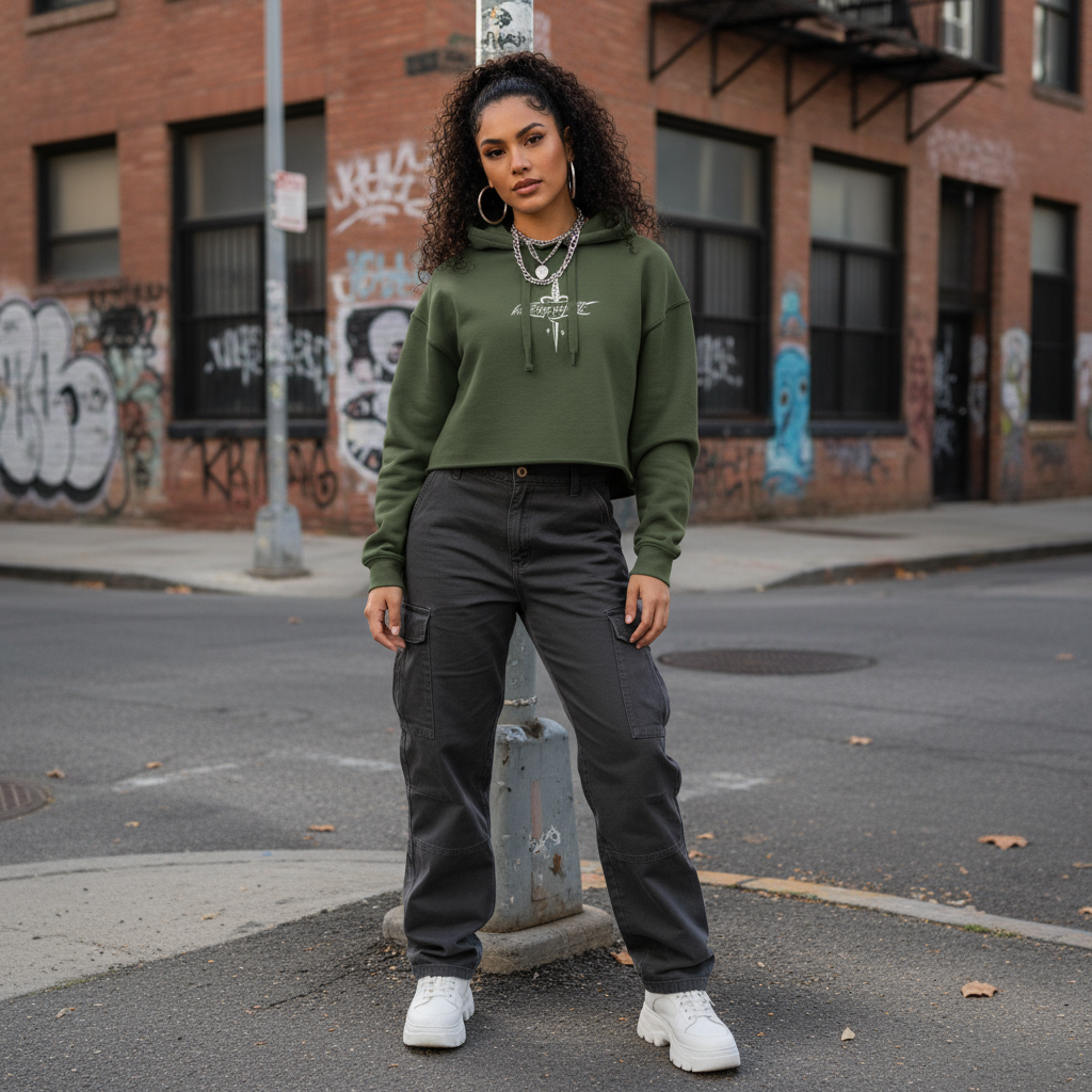 Urban Legend – Cropped Hoodie