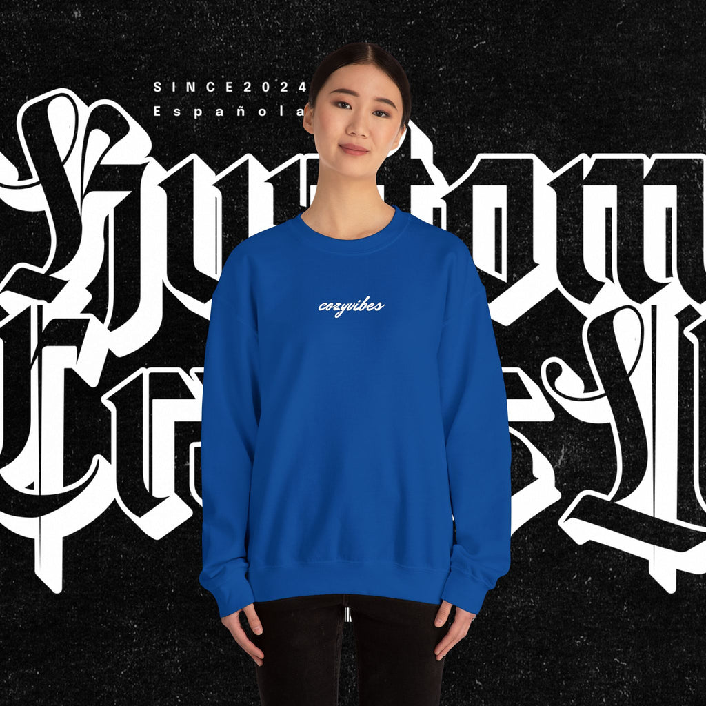 Cozy Vibes Embroidery Sweatshirt