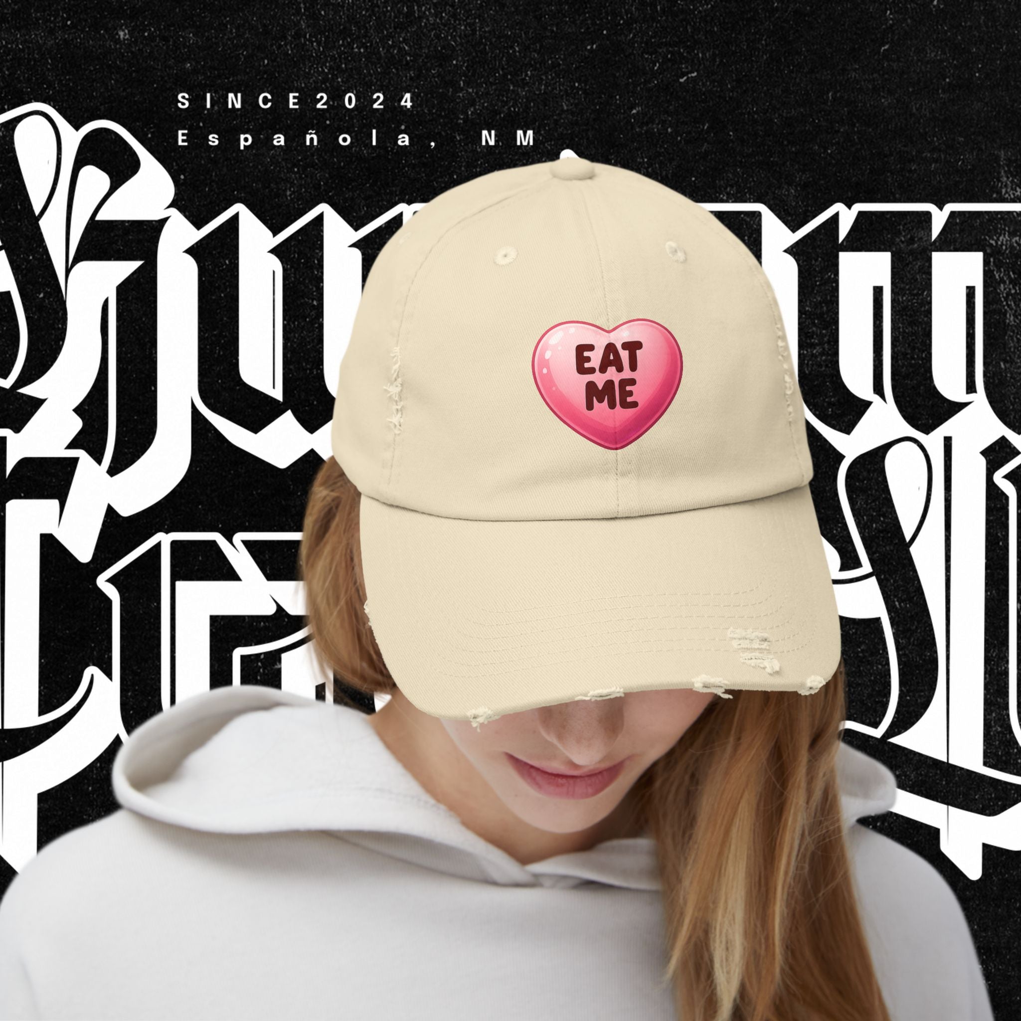 Eat Me — Distressed Cap