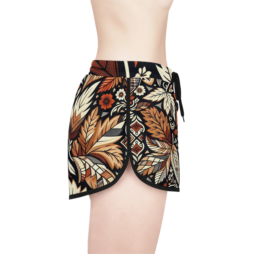 Autumn Leaf Relaxed Shorts