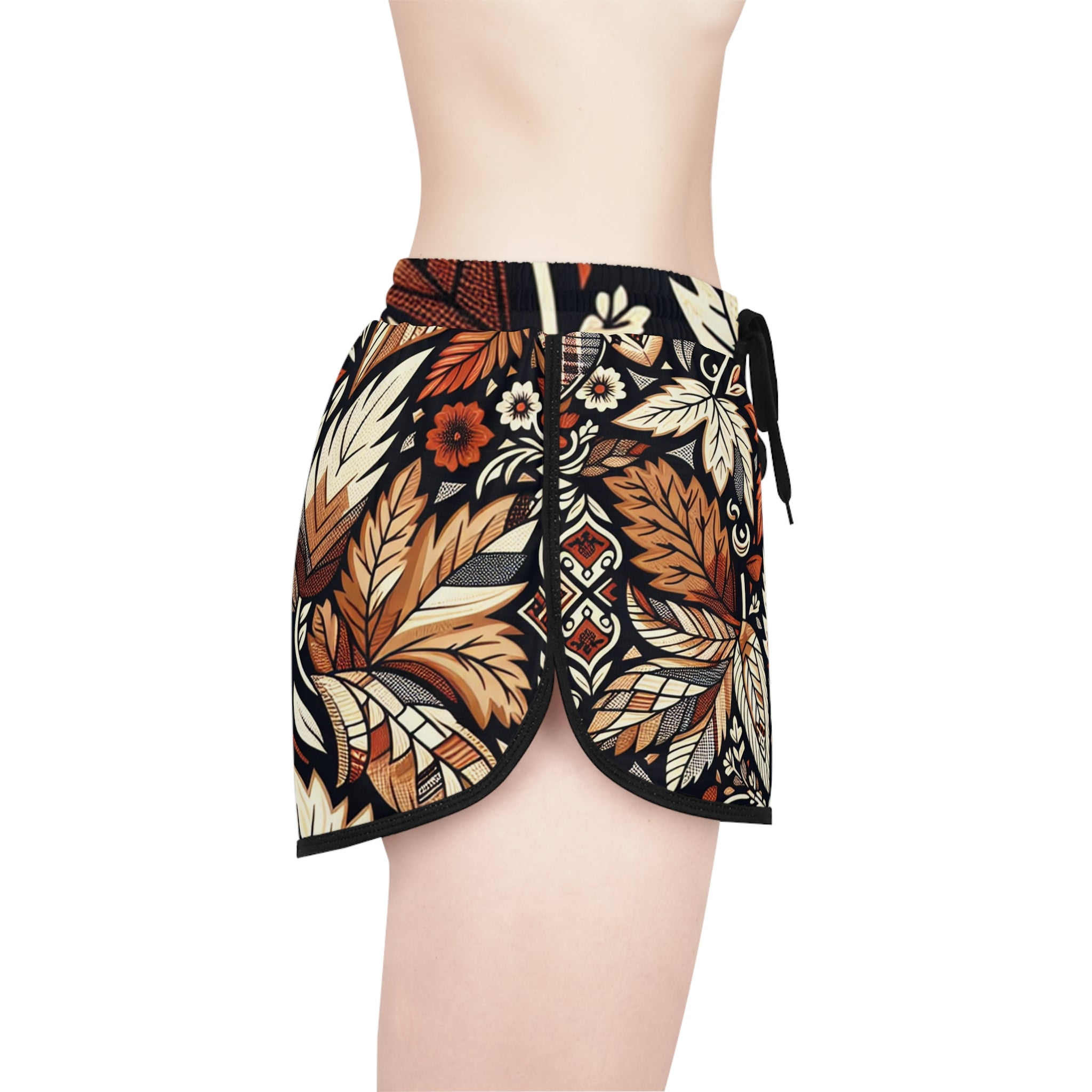 Autumn Leaf Relaxed Shorts