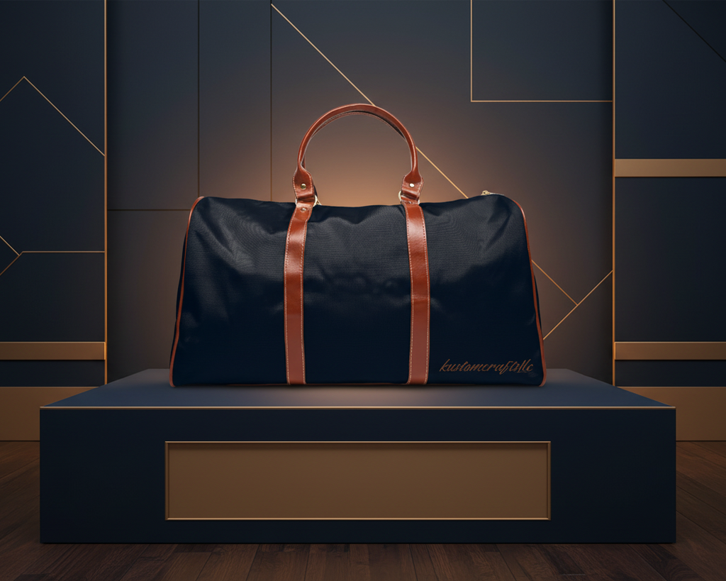 Black Grape Waterproof Travel Bag