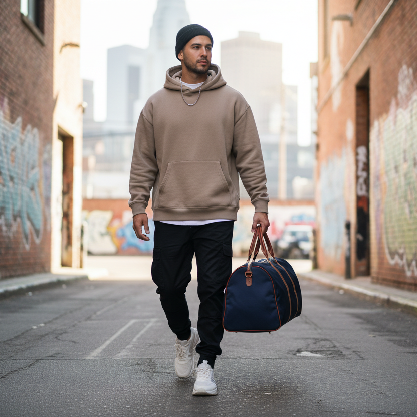 Black Grape Waterproof Travel Bag