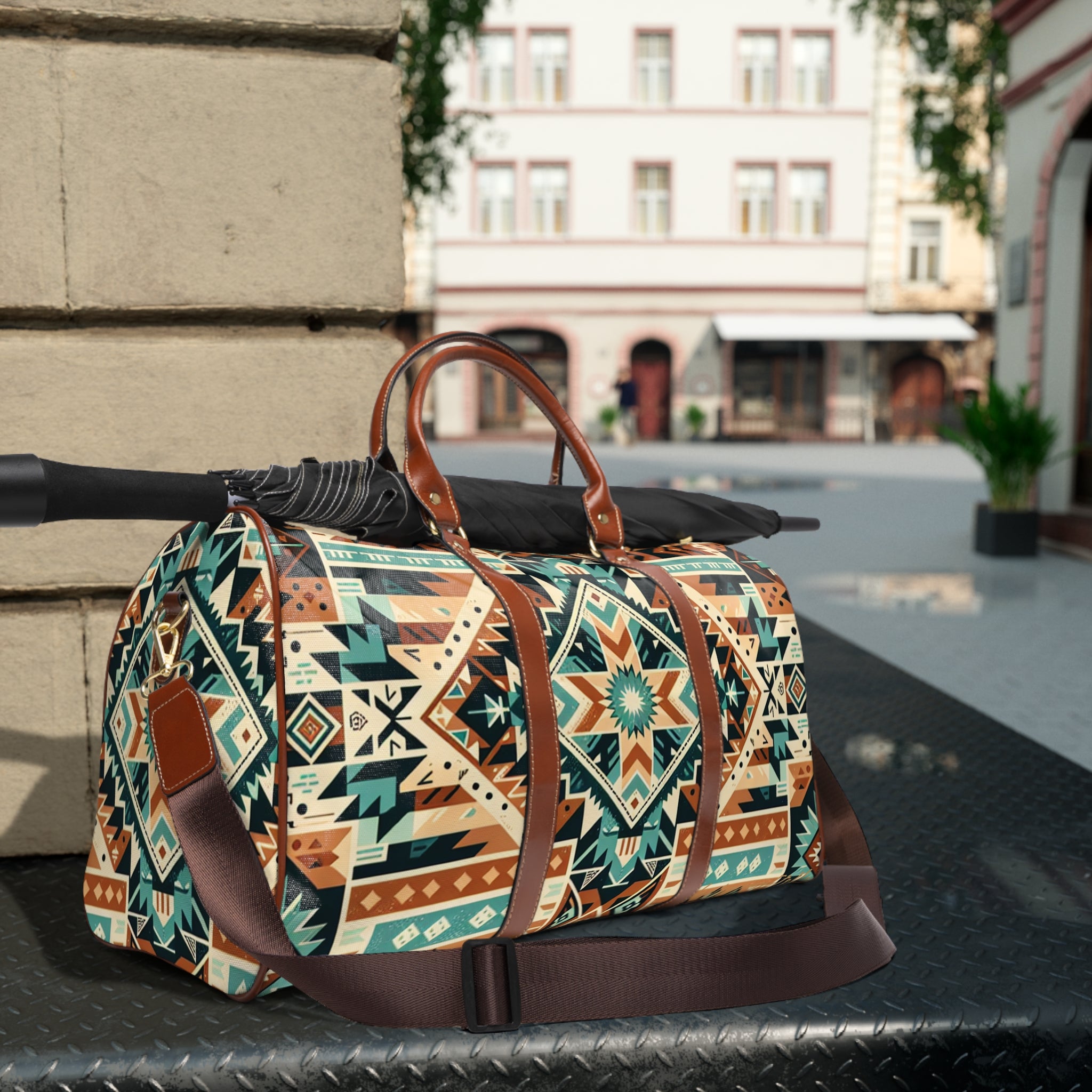 Southwestern Waterproof Travel Duffle Bag