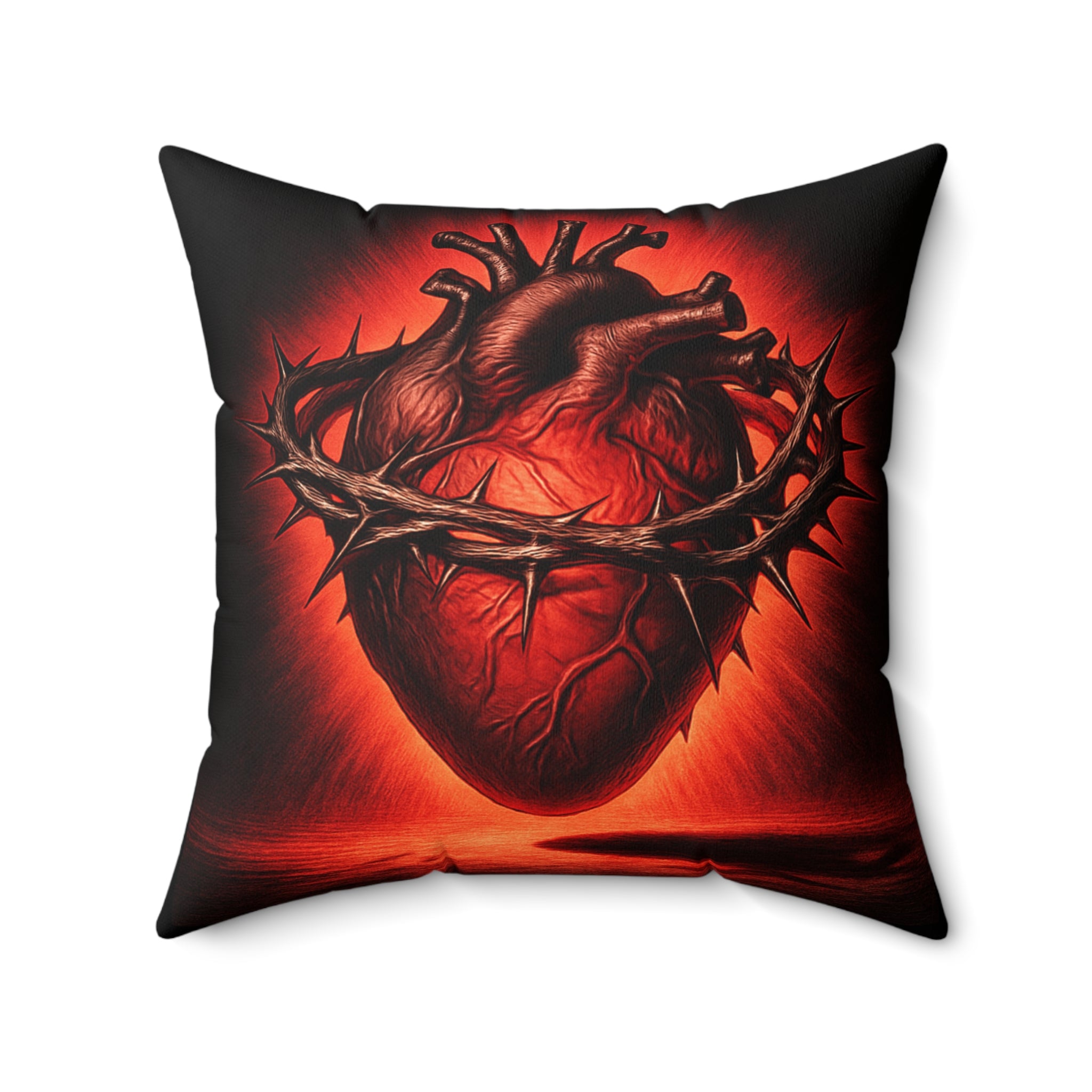 Sacred Heart Thorn Pillow