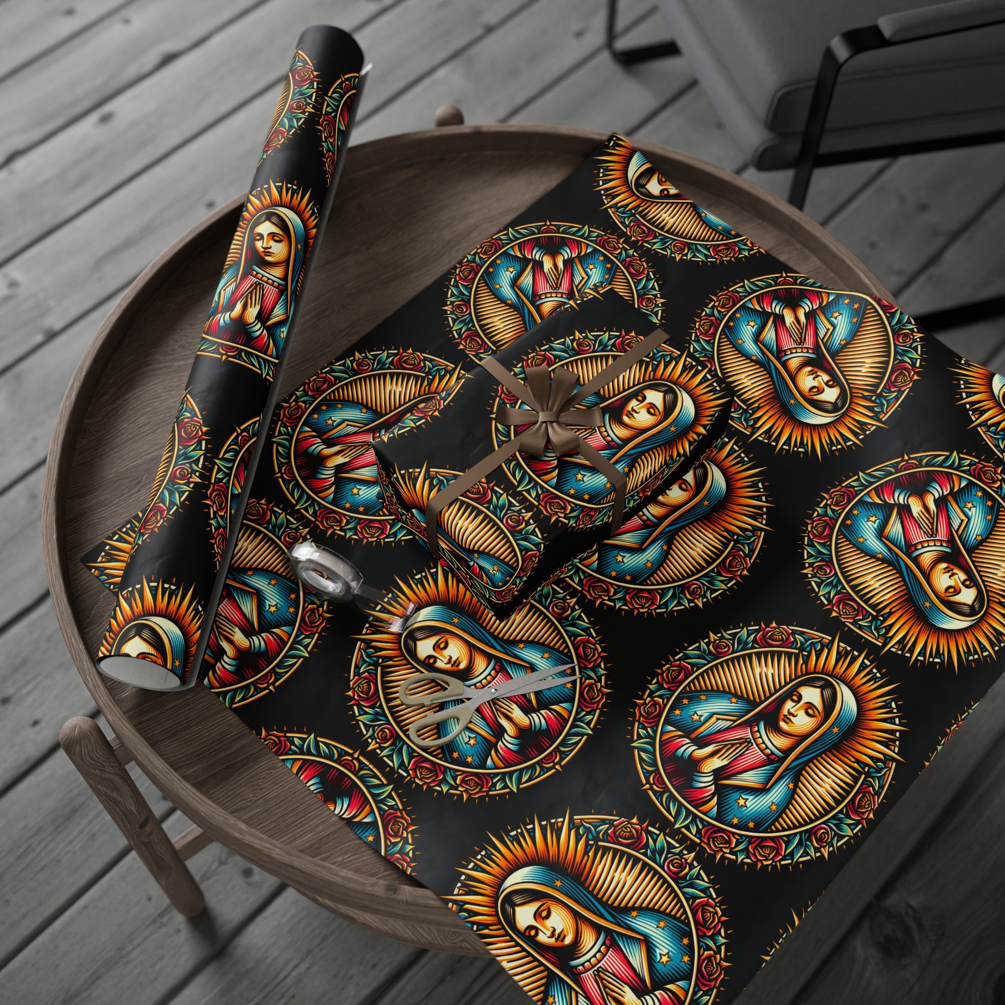 Virgin Mary Wrapping Paper