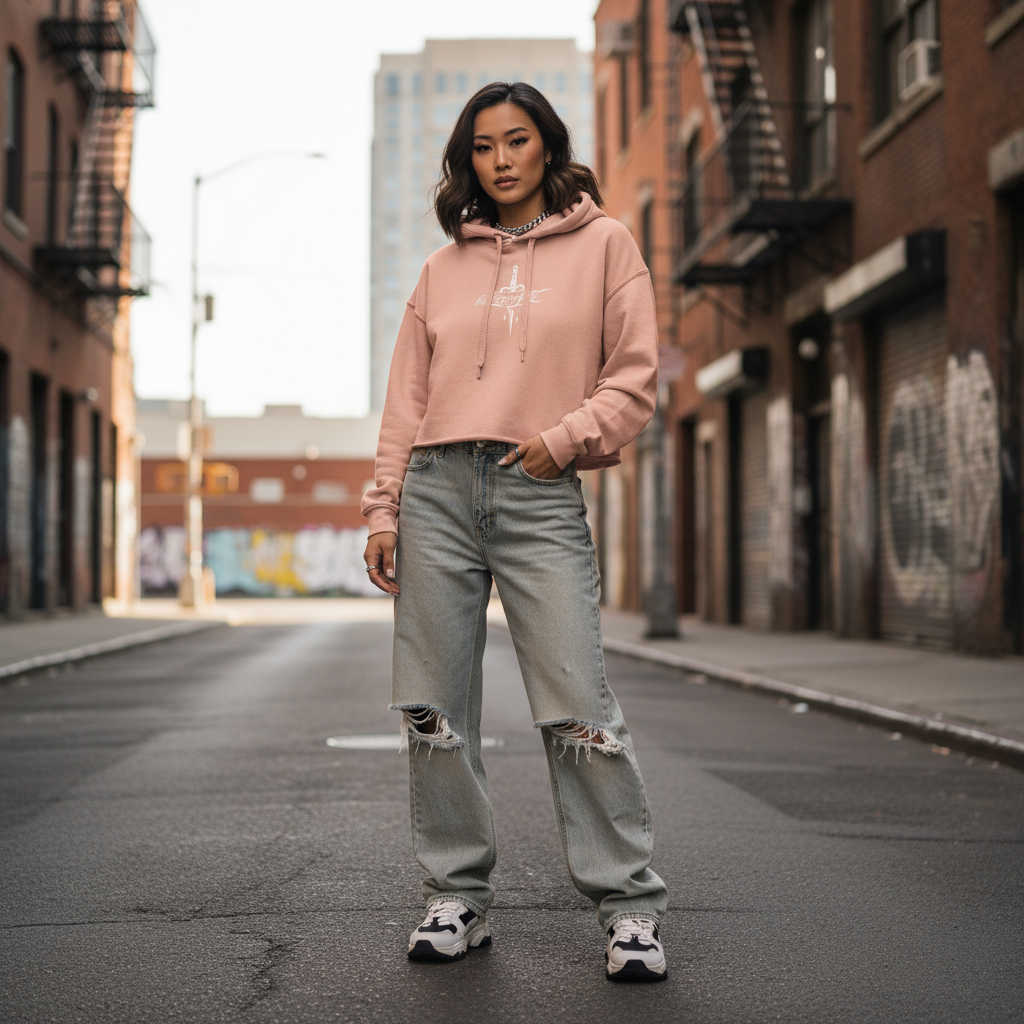 Urban Legend – Cropped Hoodie