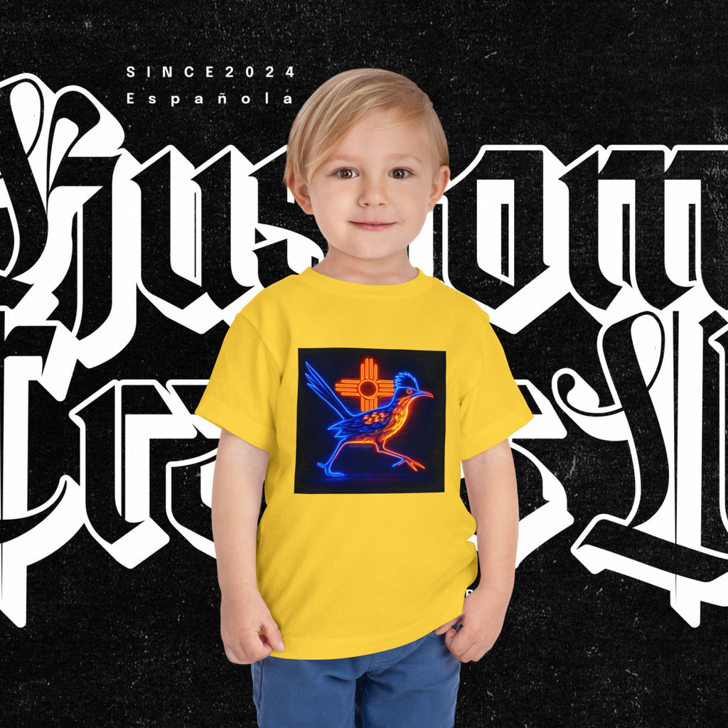 Neon Roadrunner New Mexico - Toddler Tee