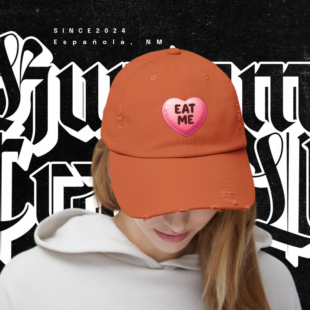 Eat Me — Distressed Cap