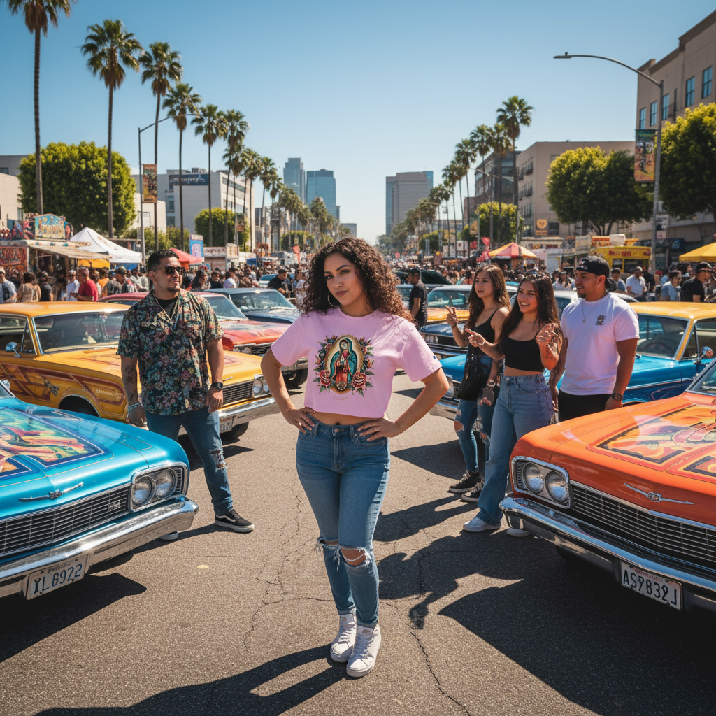 Virgen De Guadalupe - Cropped Tee