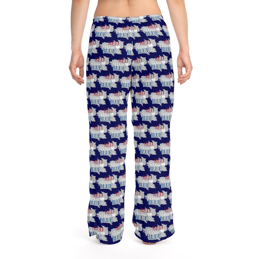 Bed Wine Blue - Pajama Pants