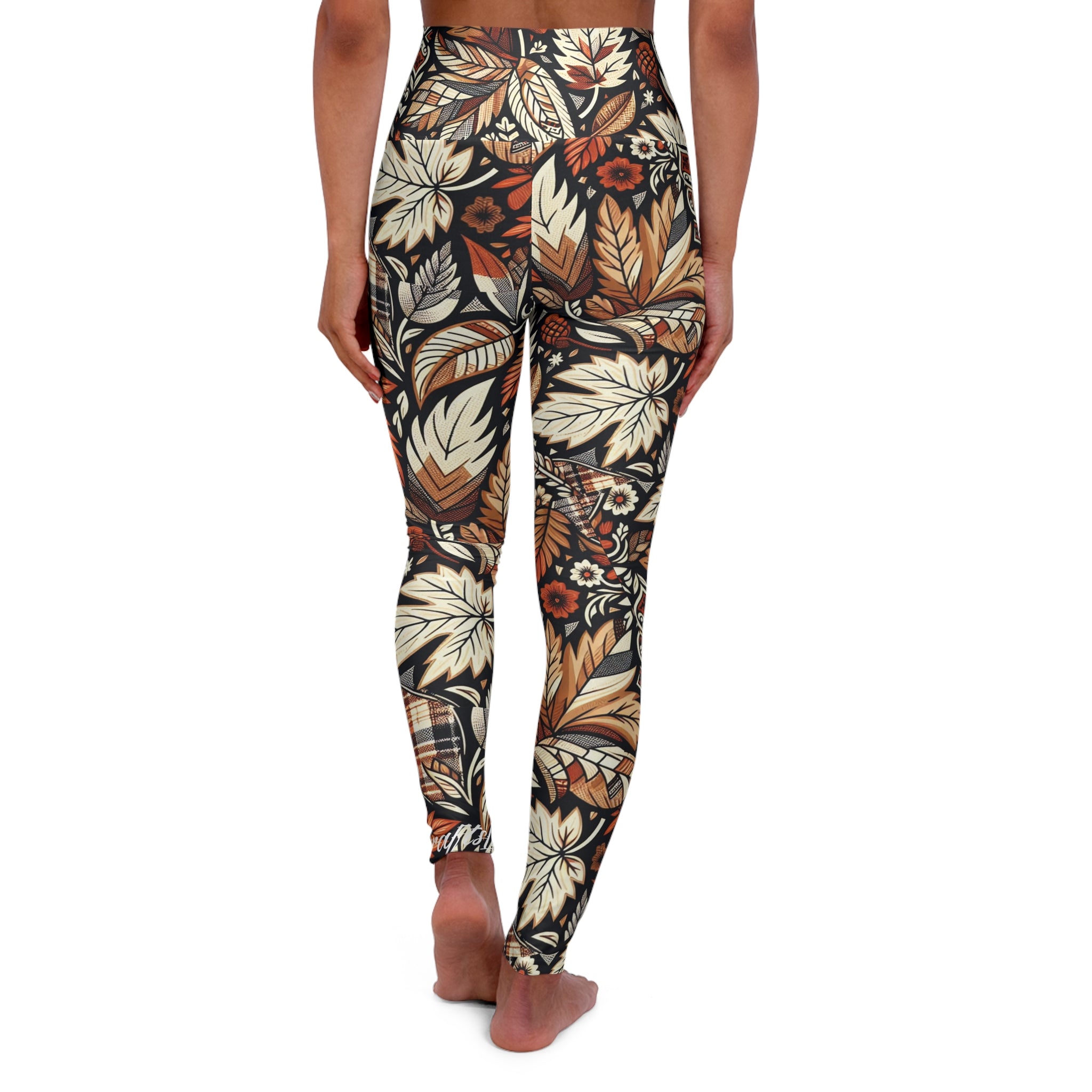 Autumn Leaf - High-Waist Leggings