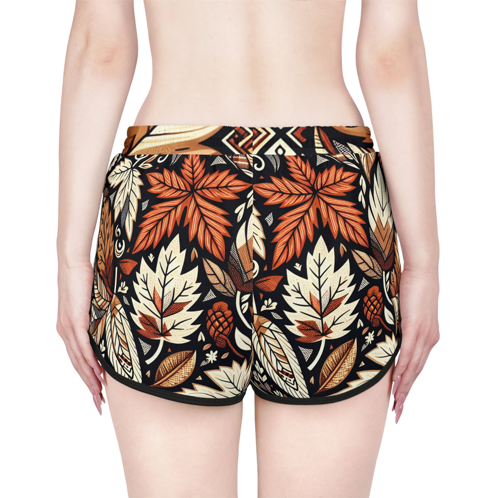Autumn Leaf Relaxed Shorts