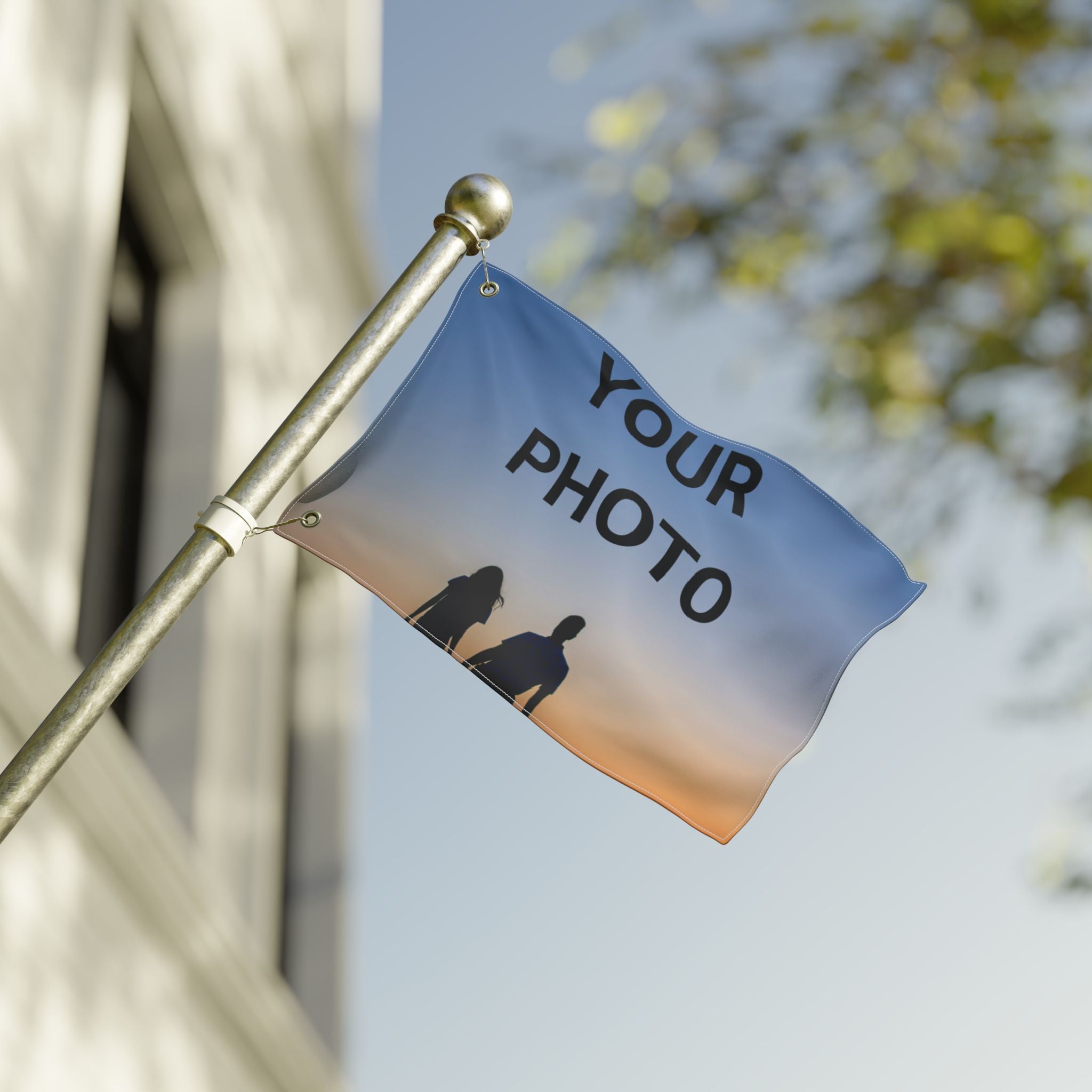 Custom Double-Sided Photo Flag – Personalized