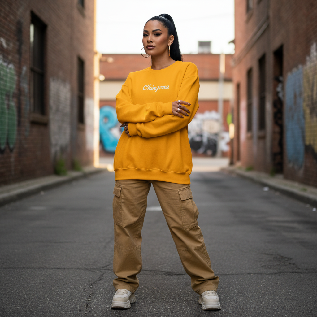 Chingona - Embroidery Sweatshirt