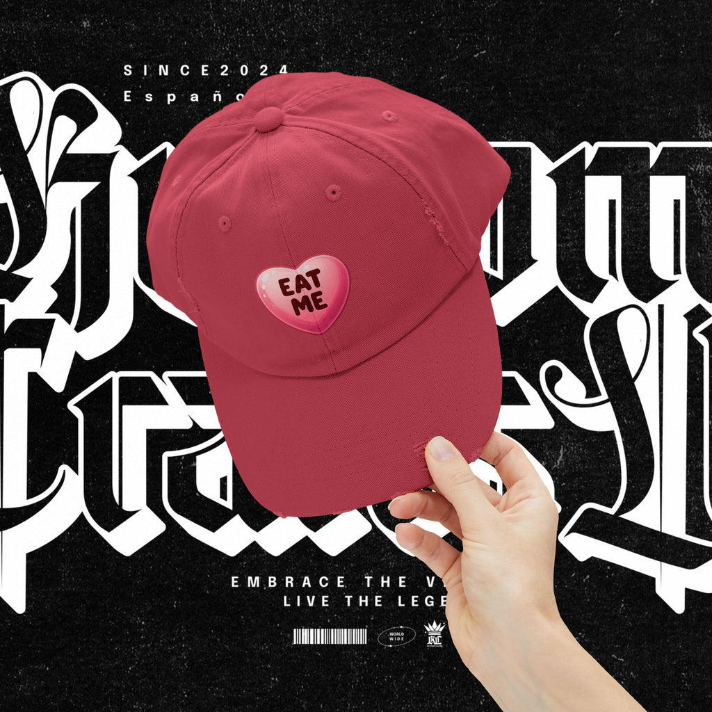 Eat Me — Distressed Cap