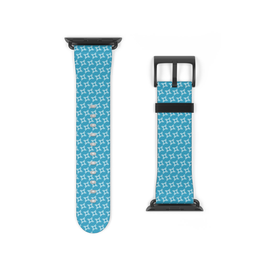 Zia Pattern Turquoise Watch Band