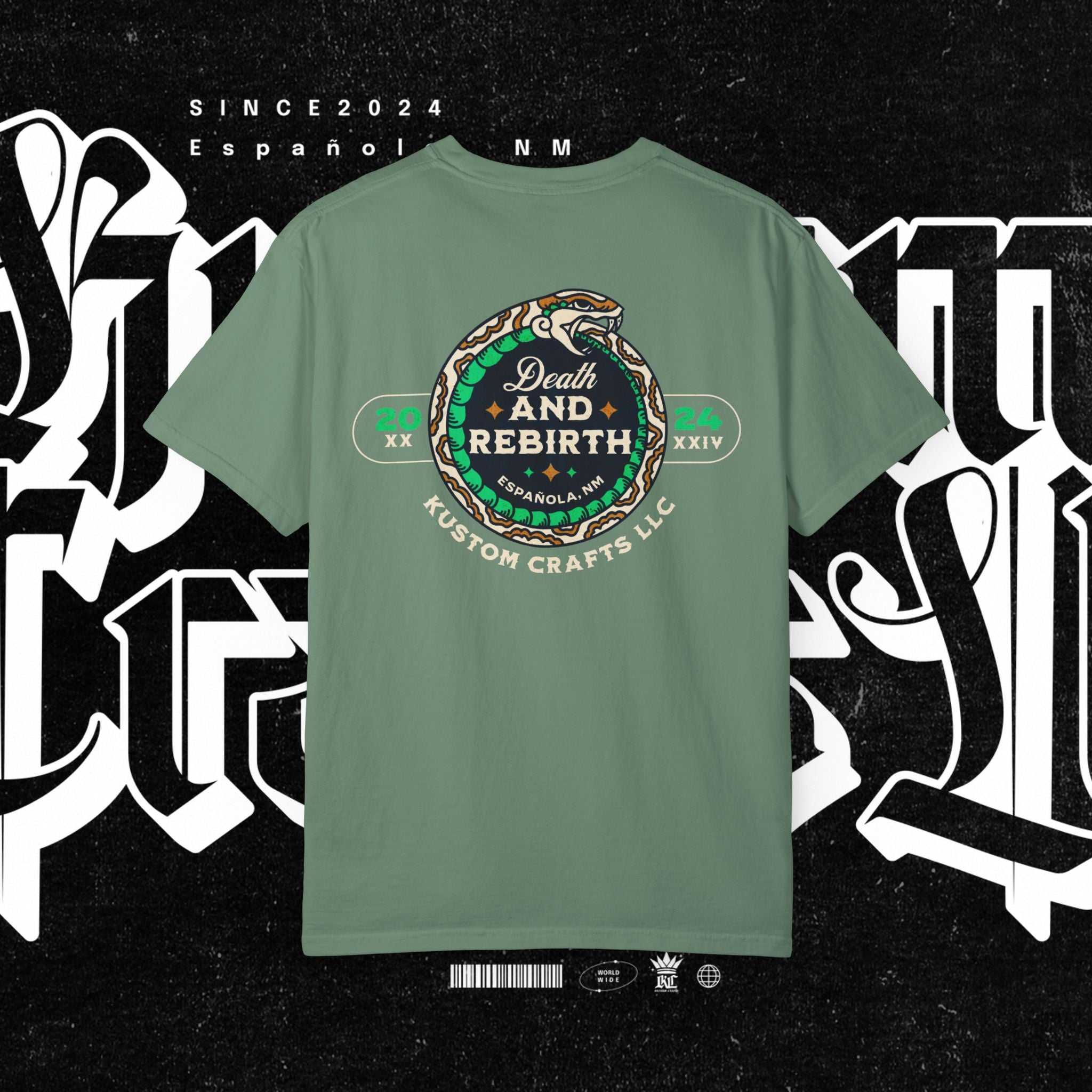 Death and Rebirth Snake Graphic Tee