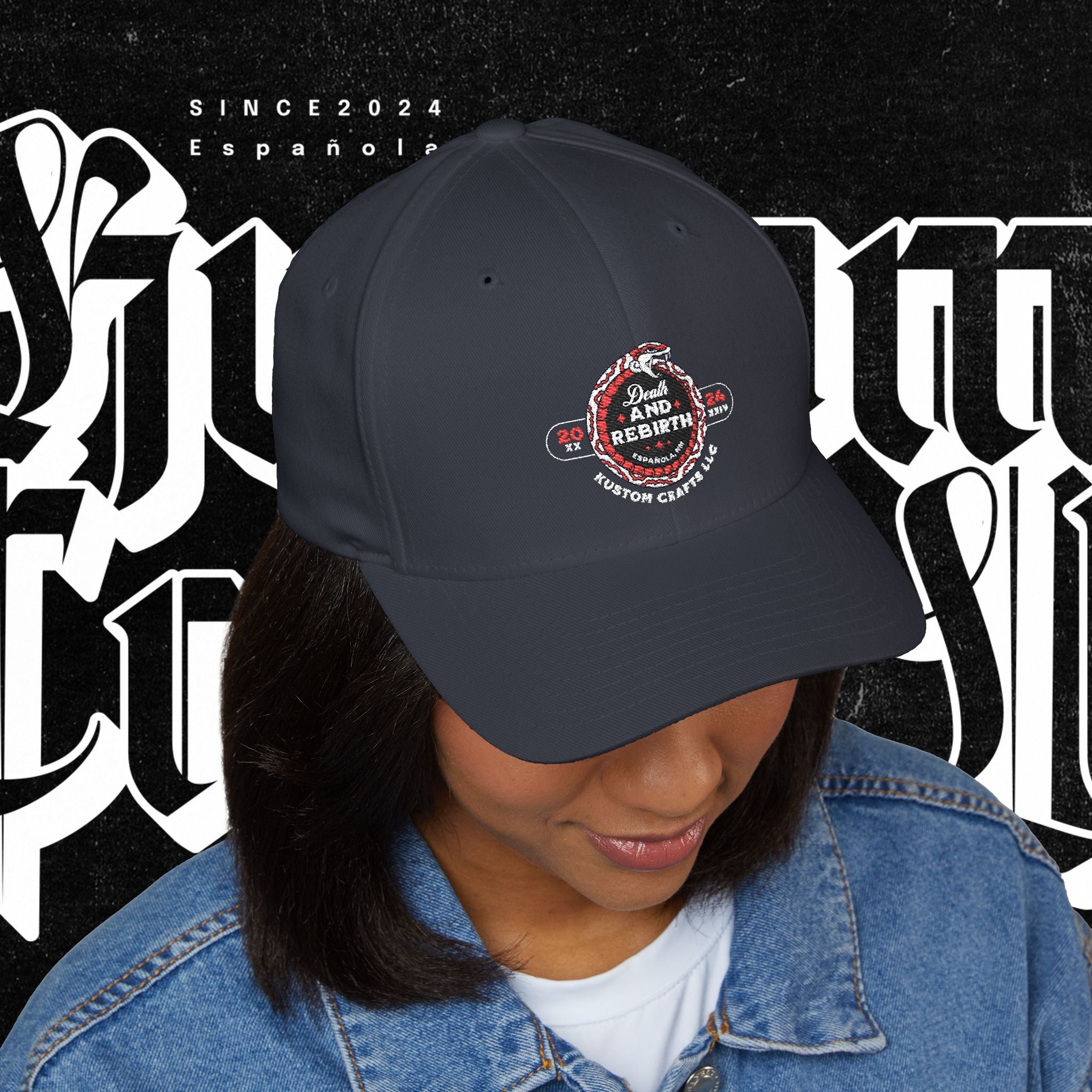 Death and Rebirth - Embroidered Cap