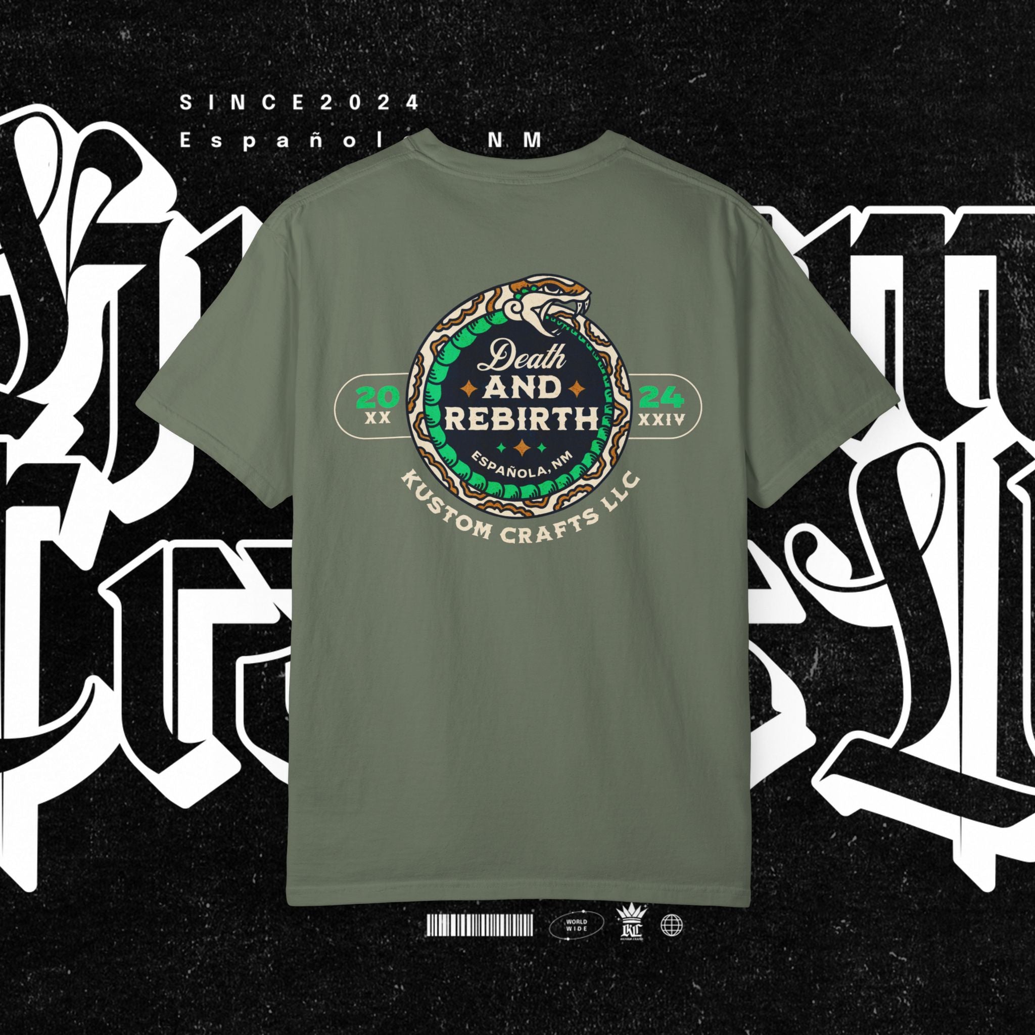 Death and Rebirth Snake Graphic Tee