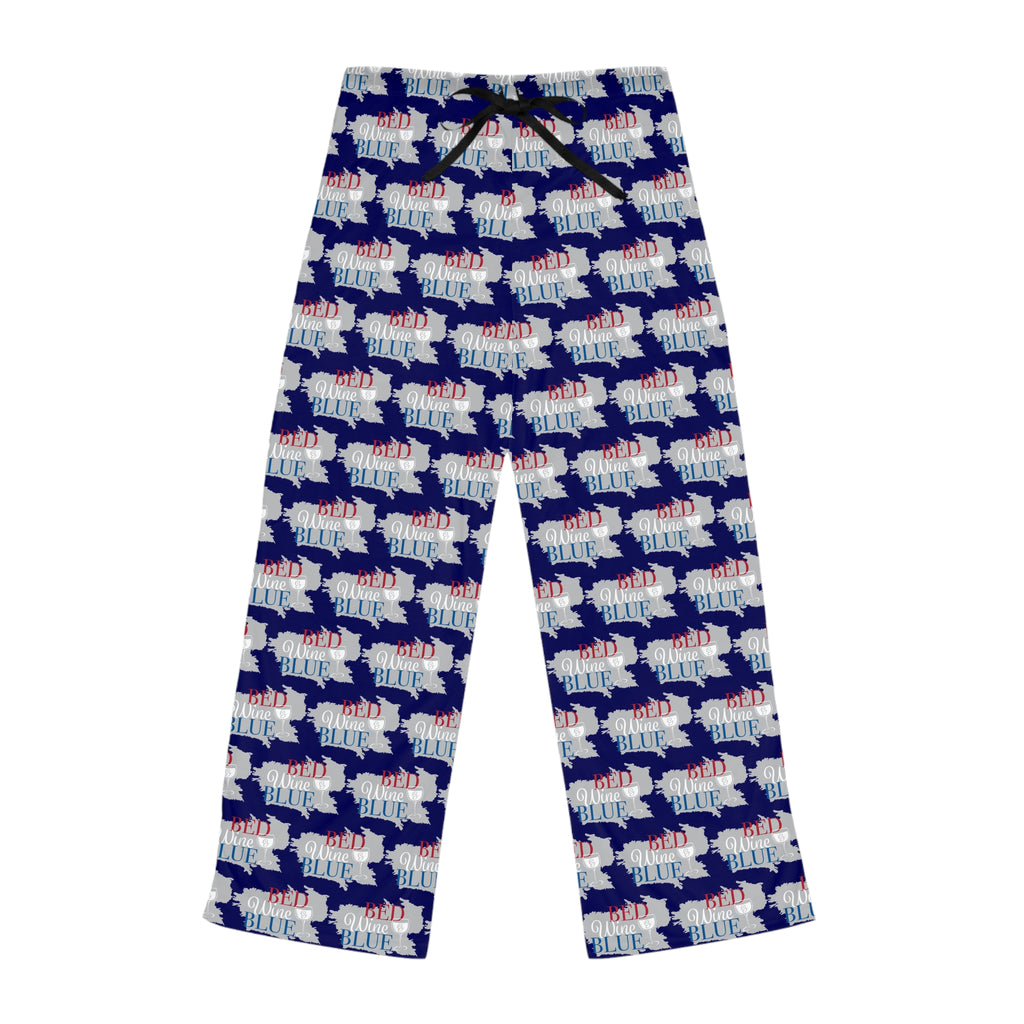 Bed Wine Blue - Pajama Pants