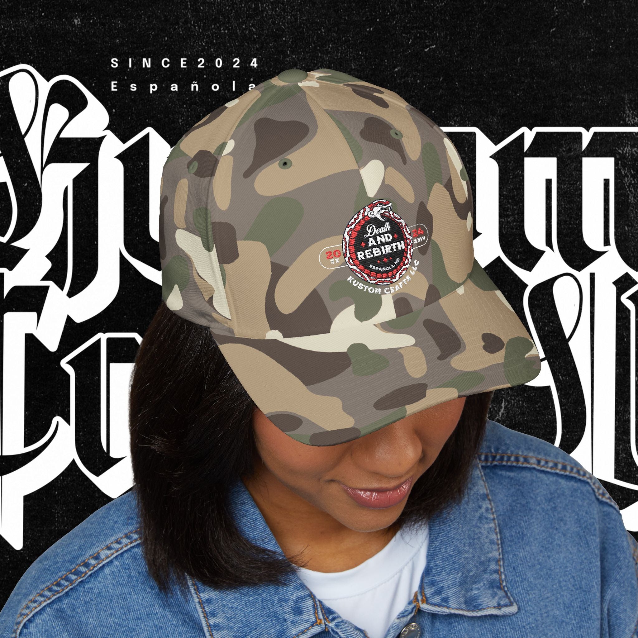 Death and Rebirth - Embroidered Cap